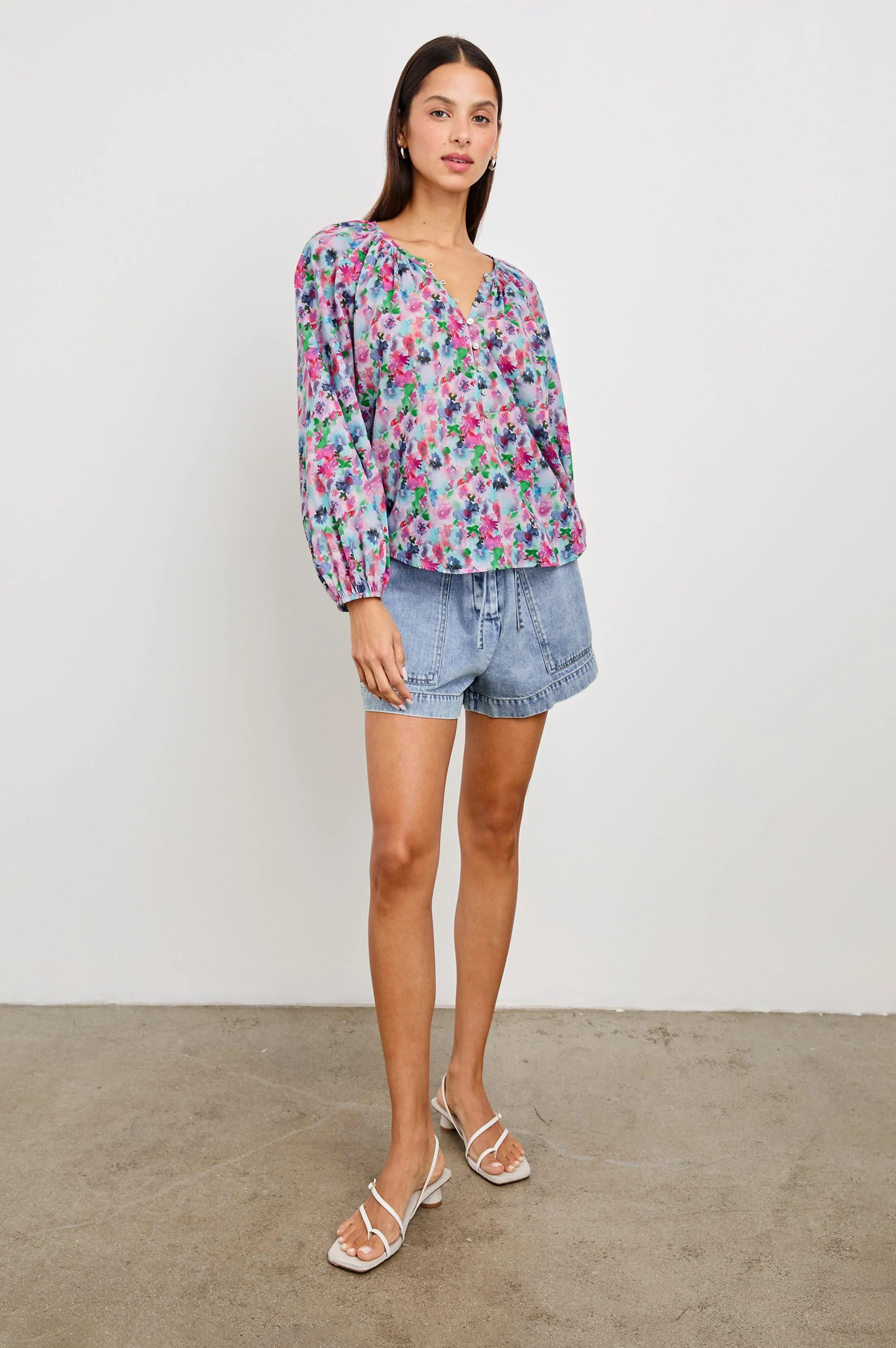 INDI TOP - SPRING MEADOW sold by Rails product image thumbnail 3