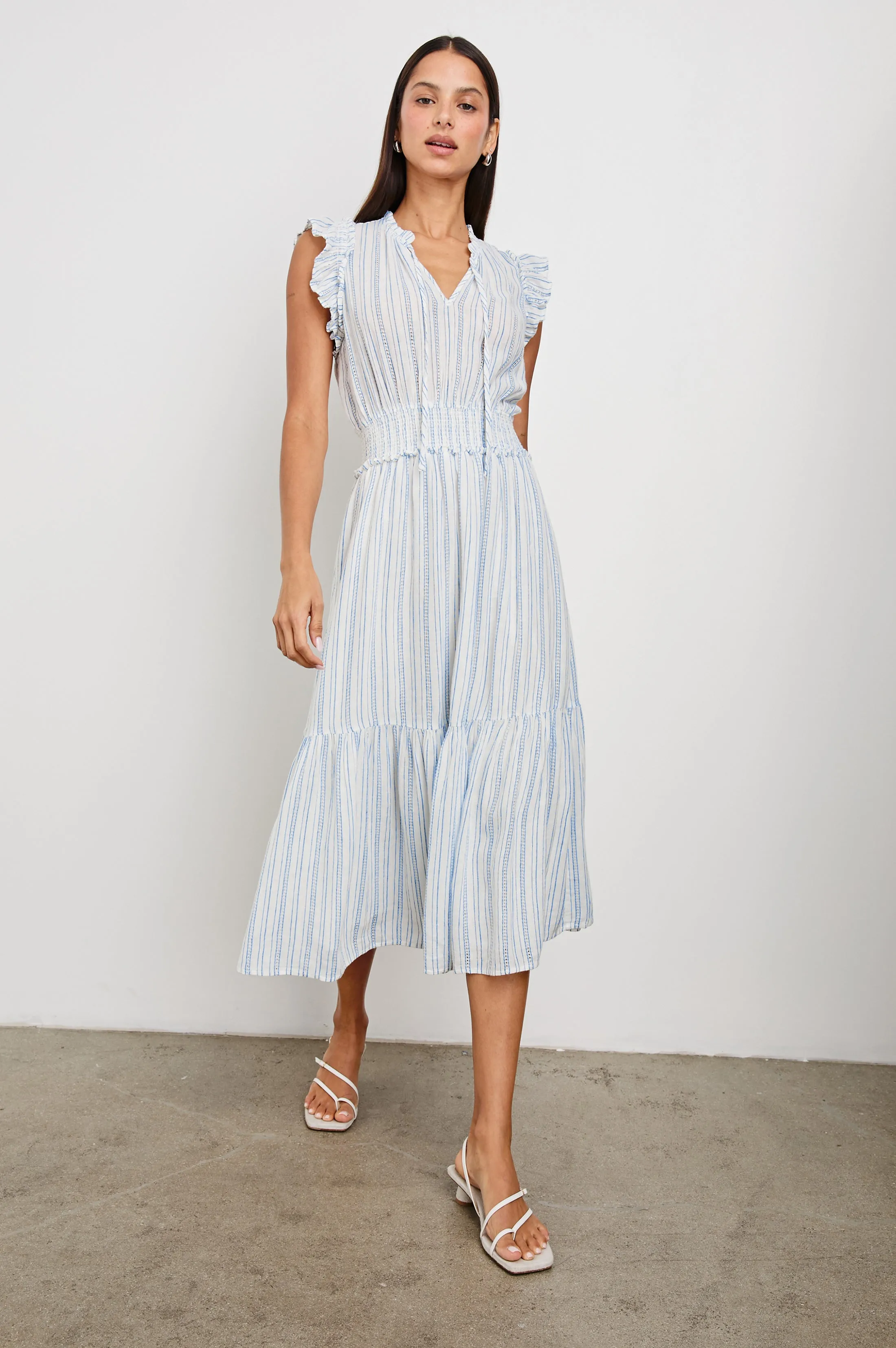 GARDEN DRESS - SONOMA STRIPE sold by Rails