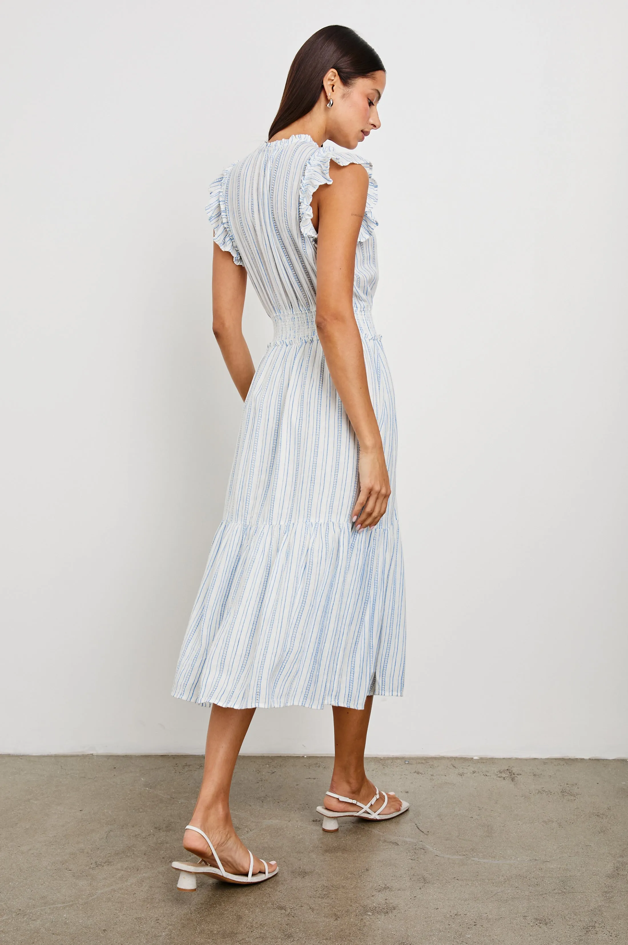 GARDEN DRESS - SONOMA STRIPE sold by Rails product image thumbnail 4