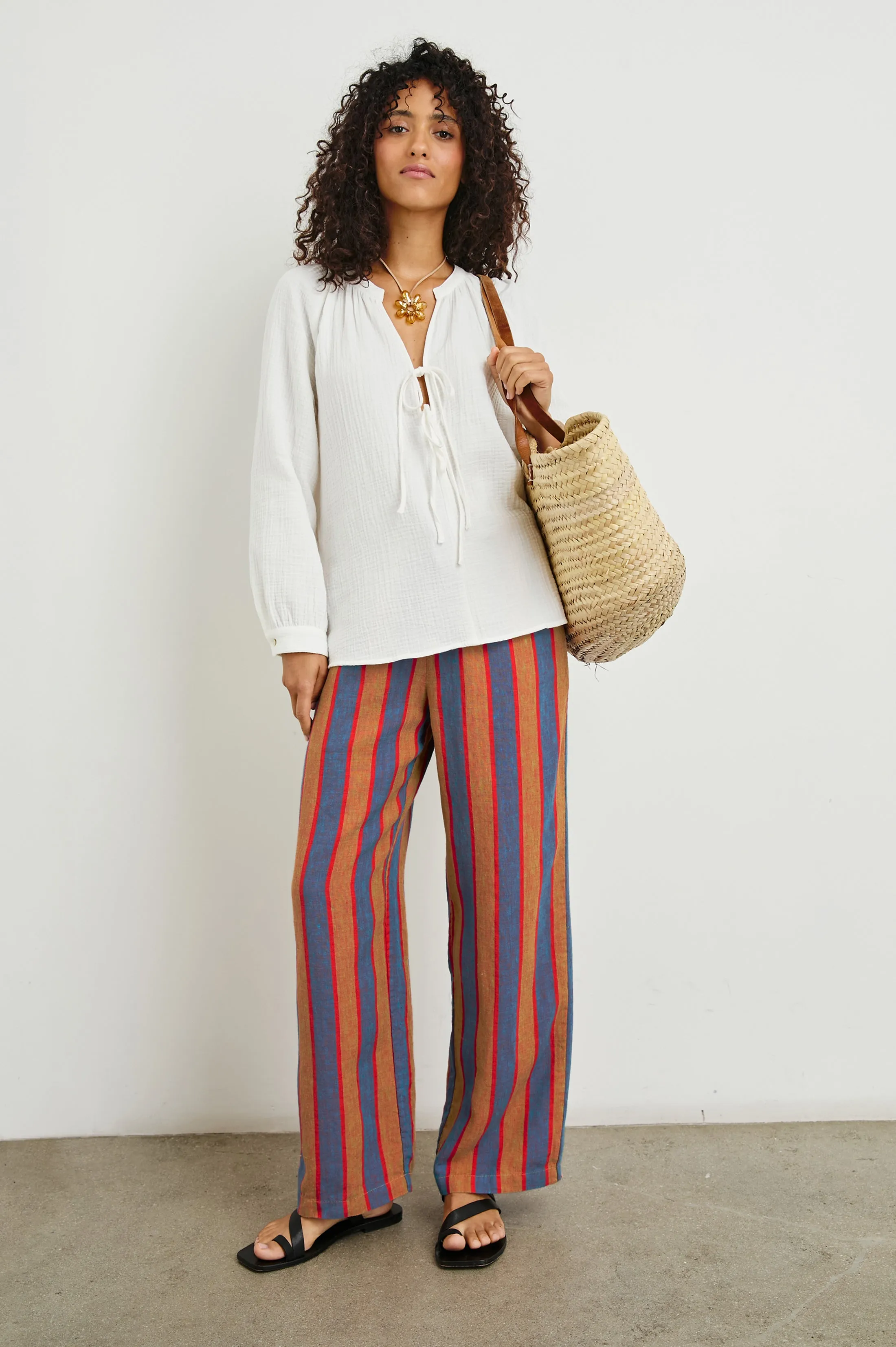 BRIELLE TOP - WHITE sold by Rails product image thumbnail 4