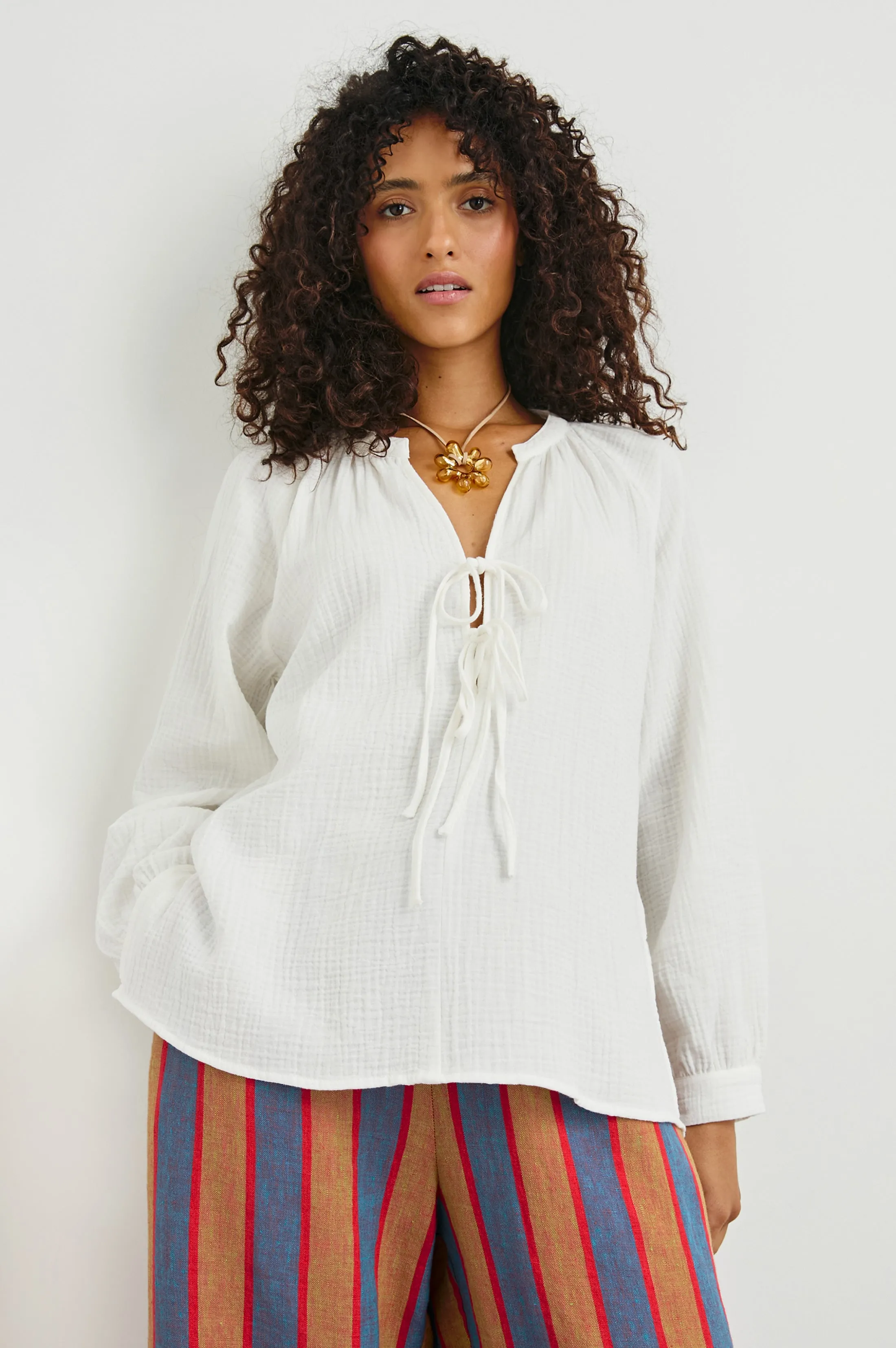 BRIELLE TOP - WHITE sold by Rails product image thumbnail 2