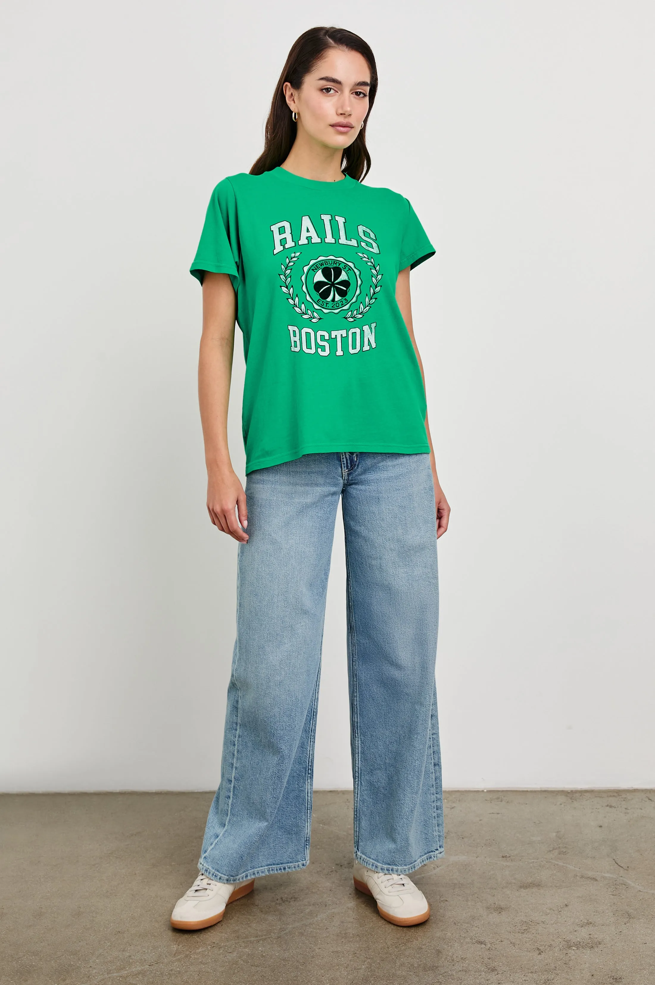 BOYFRIEND T-SHIRT - RAILS BOSTON GREEN sold by Rails product image thumbnail 3