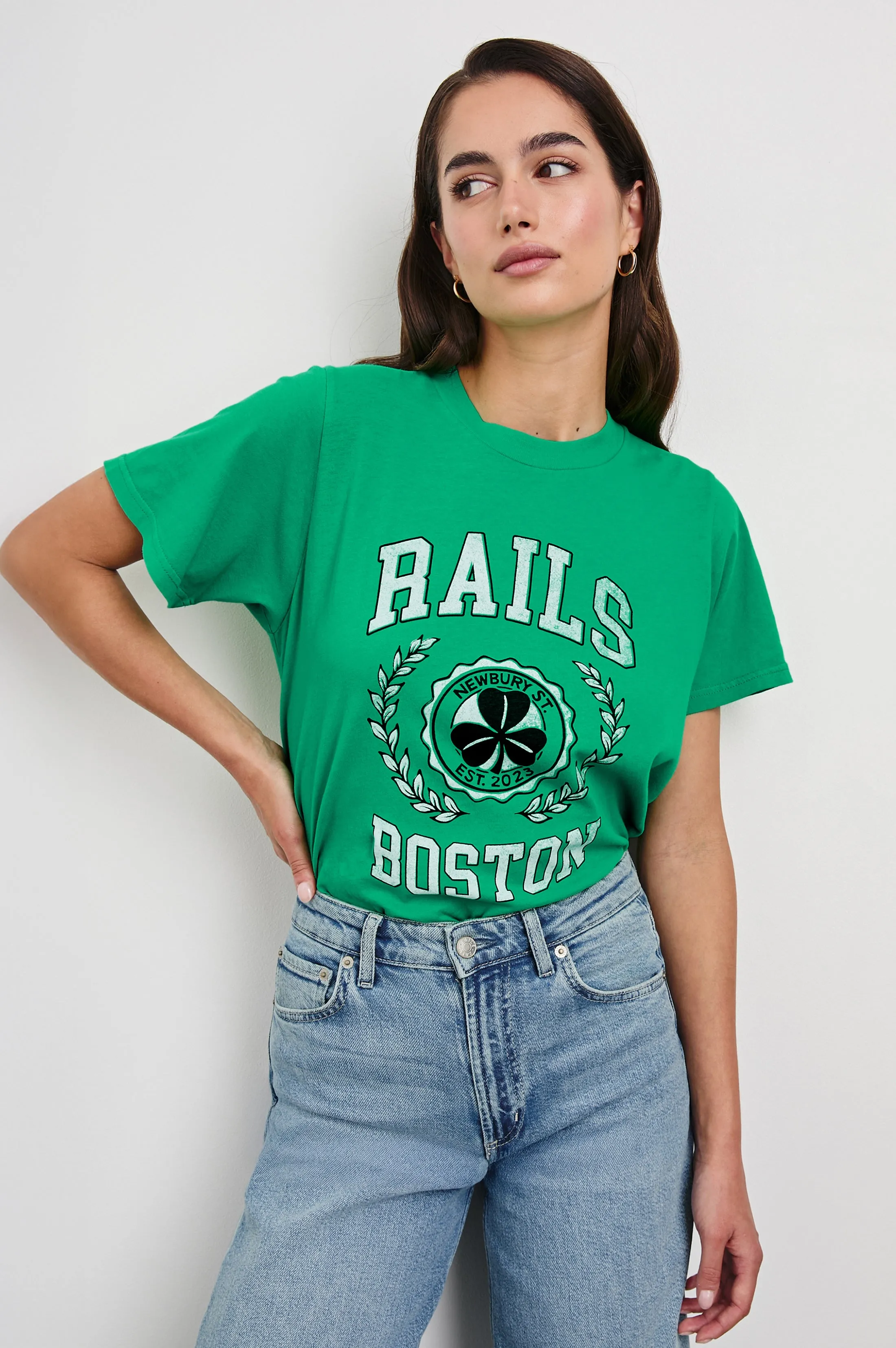BOYFRIEND T-SHIRT - RAILS BOSTON GREEN sold by Rails product image thumbnail 4