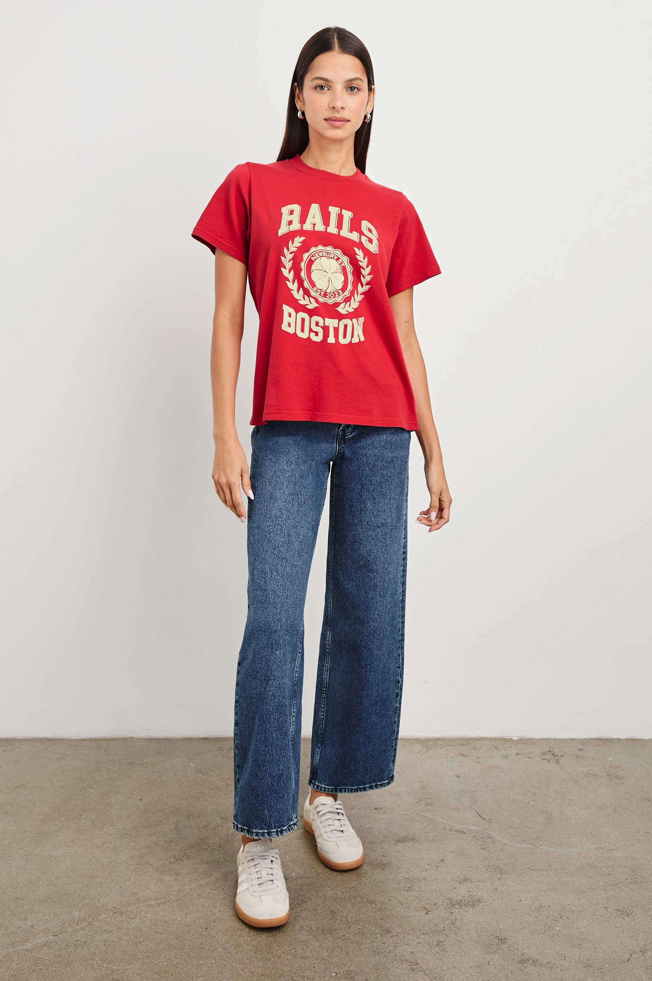 BOYFRIEND T-SHIRT - RAILS BOSTON RED sold by Rails product image thumbnail 3
