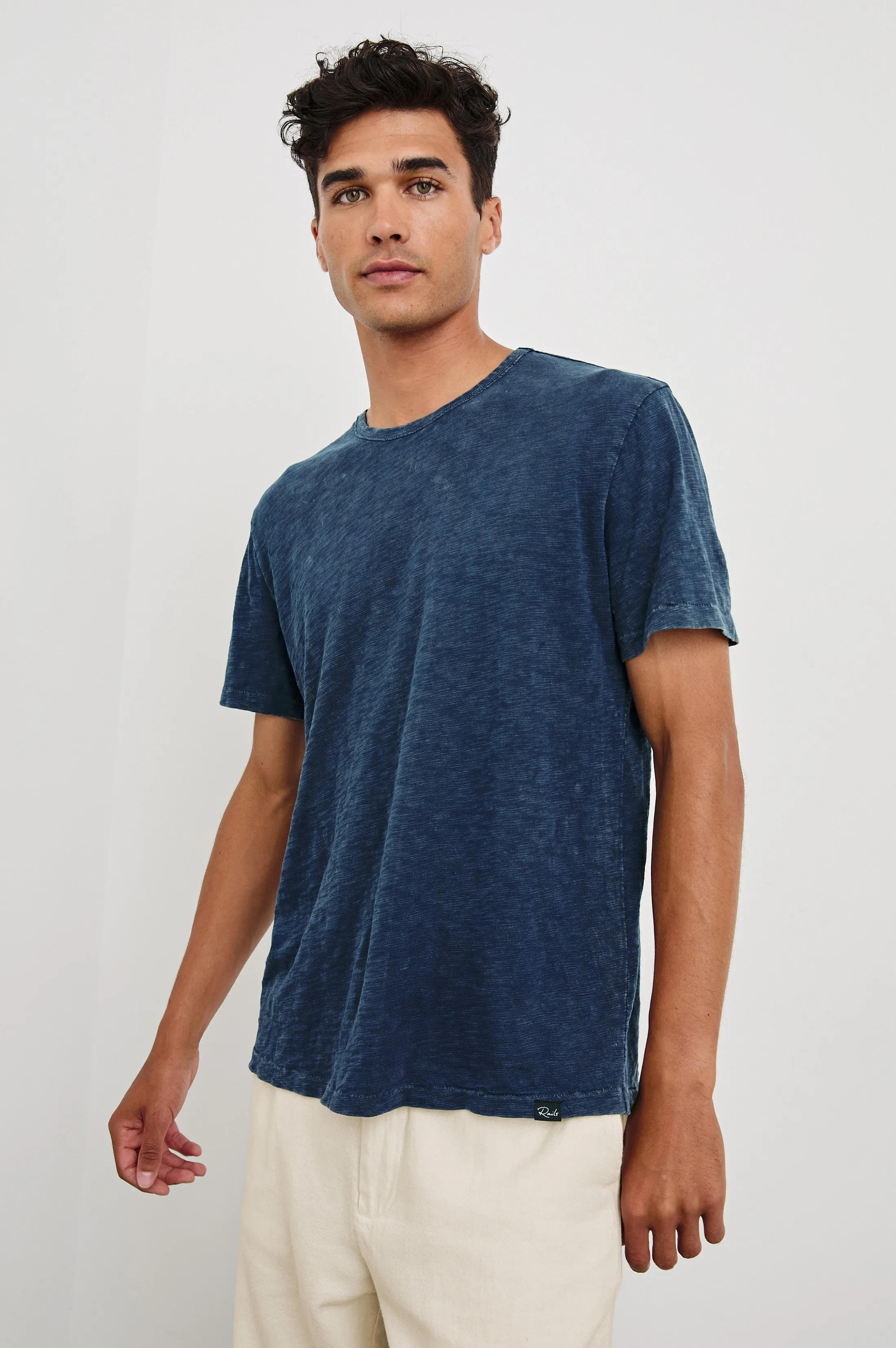 NEIL T-SHIRT - VINTAGE INDIGO sold by Rails