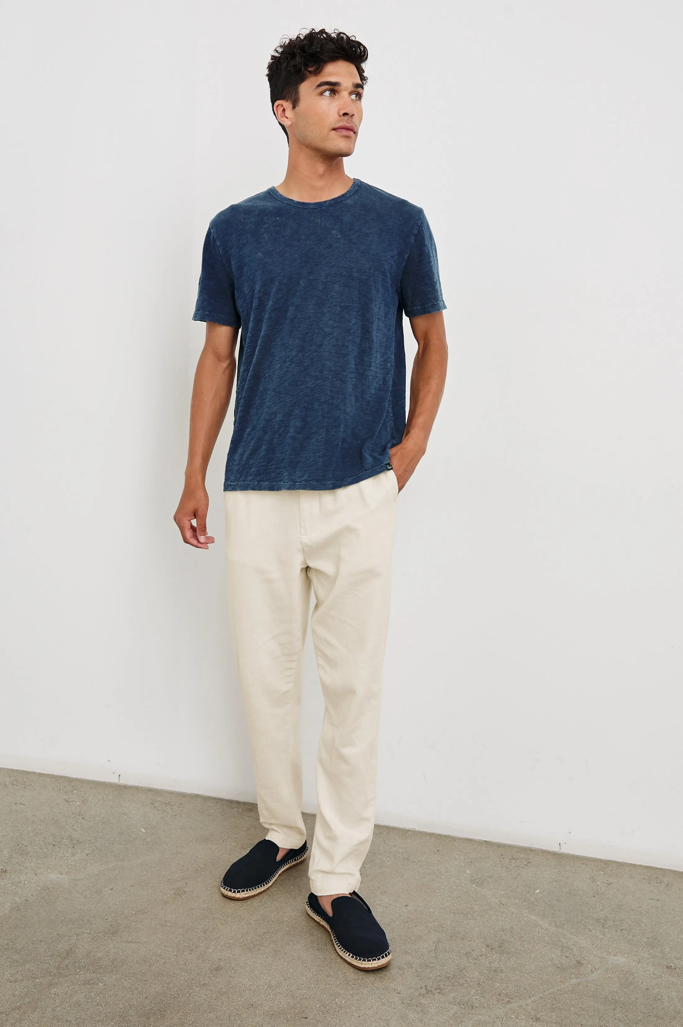 NEIL T-SHIRT - VINTAGE INDIGO sold by Rails product image thumbnail 3