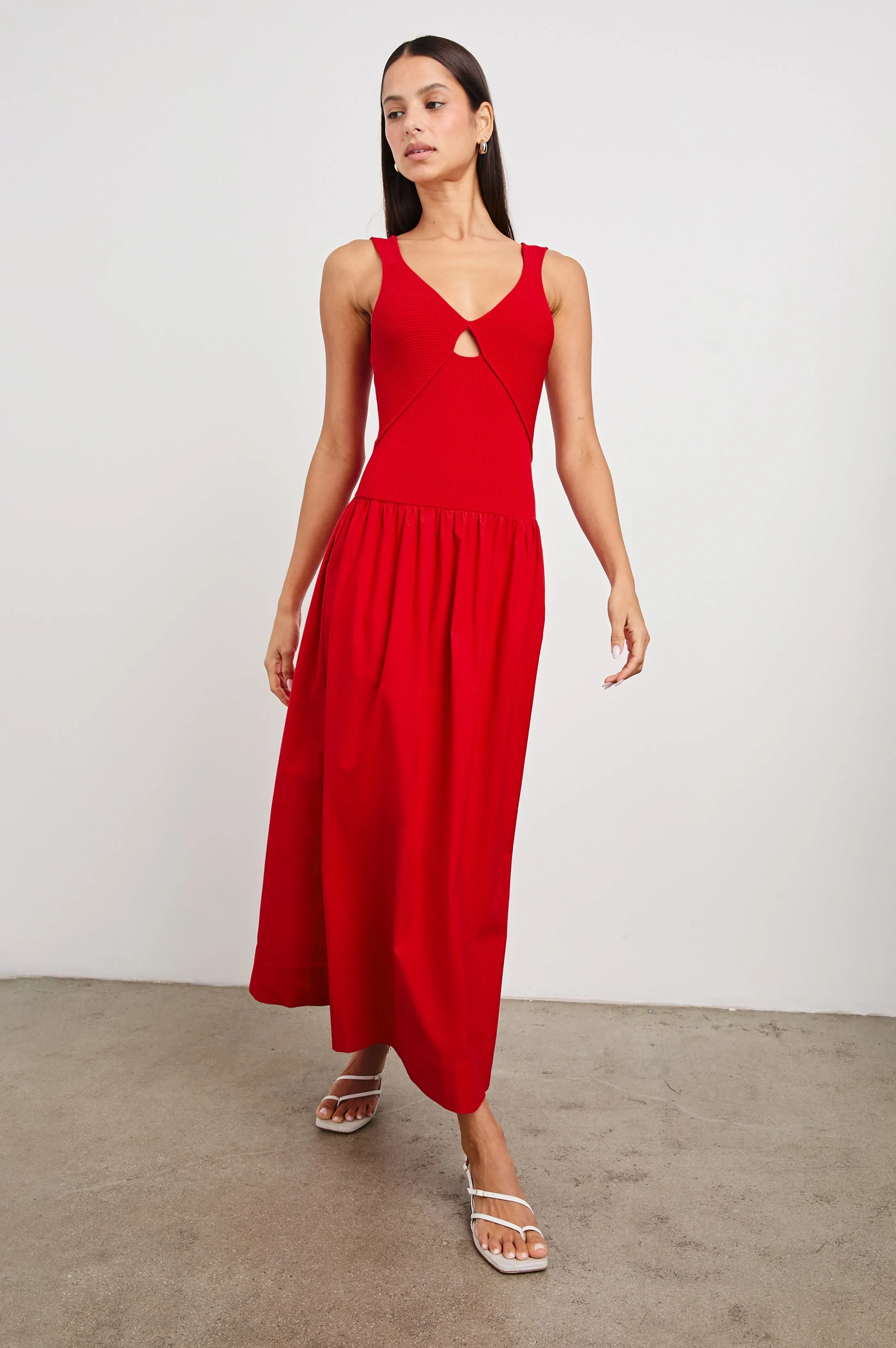 RAQUEL DRESS - CHERRY sold by Rails product image thumbnail 4
