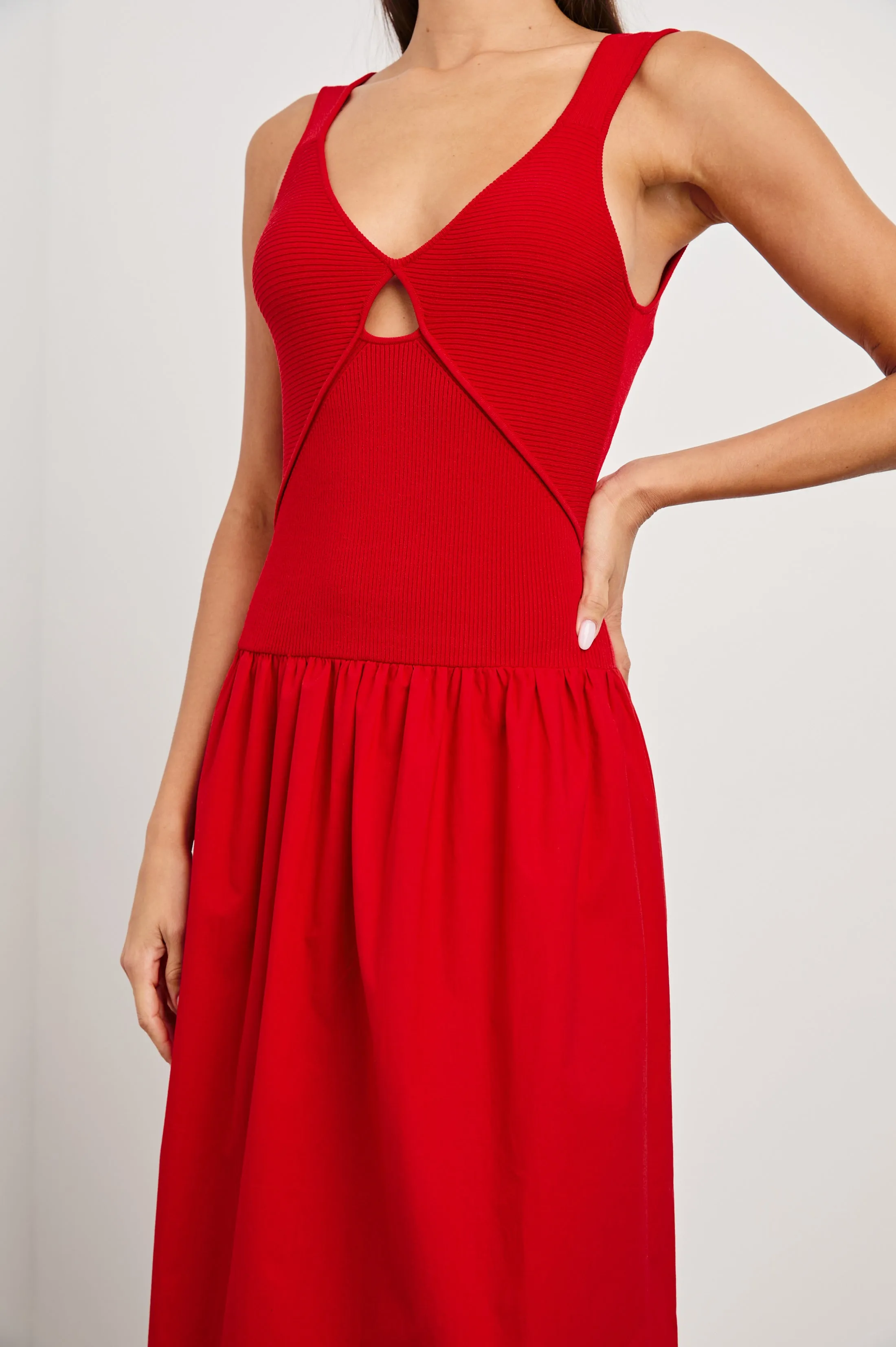 RAQUEL DRESS - CHERRY sold by Rails product image thumbnail 2