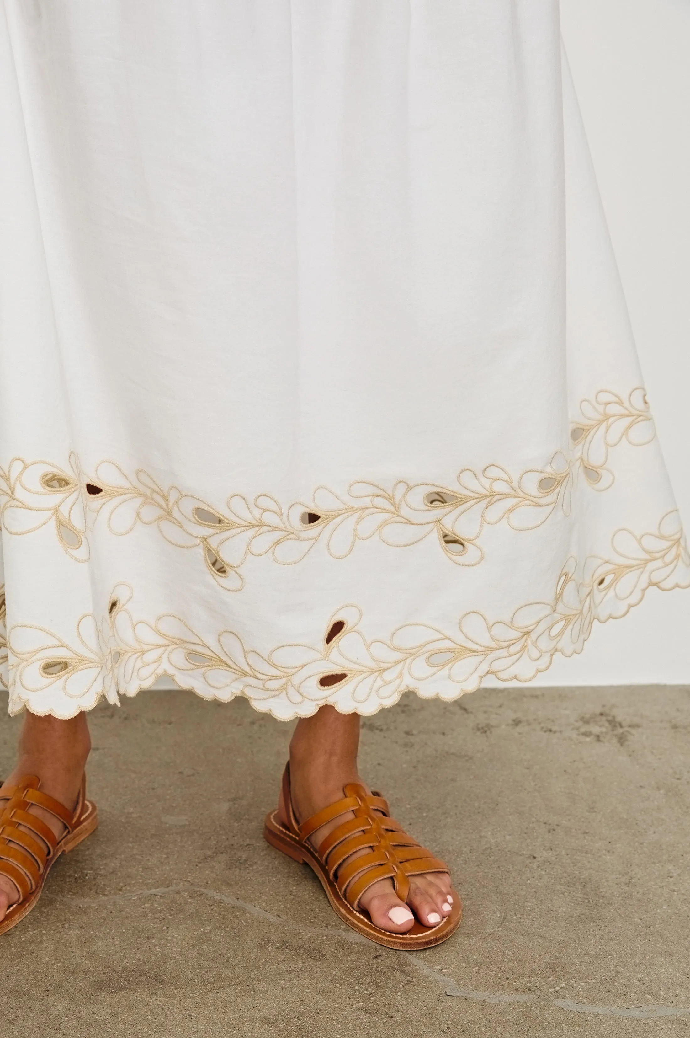 SOL SKIRT - WHITE sold by Rails product image thumbnail 2
