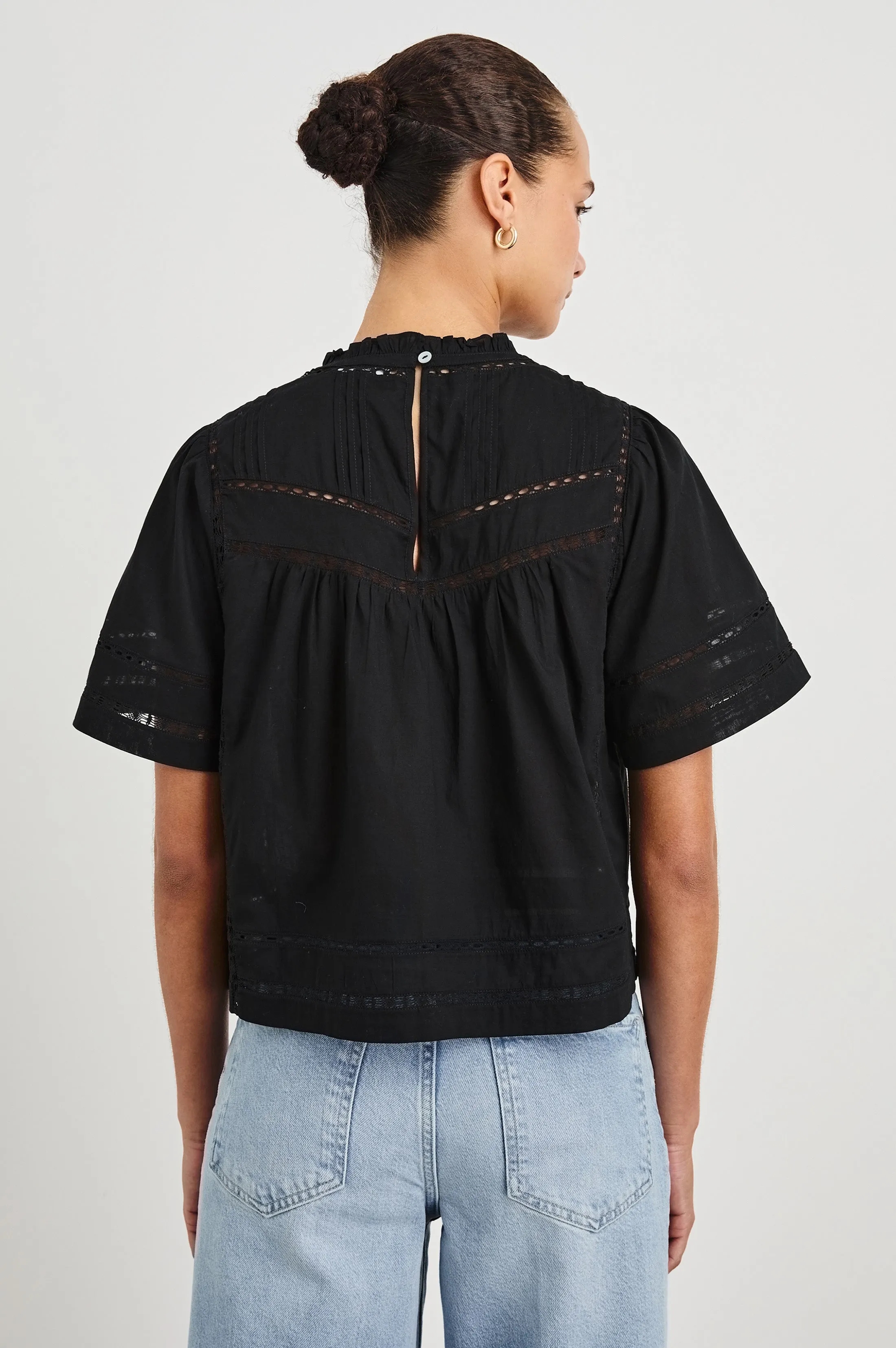 DAISY TOP - BLACK sold by Rails product image thumbnail 3
