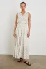 LOULOU DRESS - IVORY ZANZIBAR sold by Rails