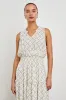 LOULOU DRESS - IVORY ZANZIBAR sold by Rails