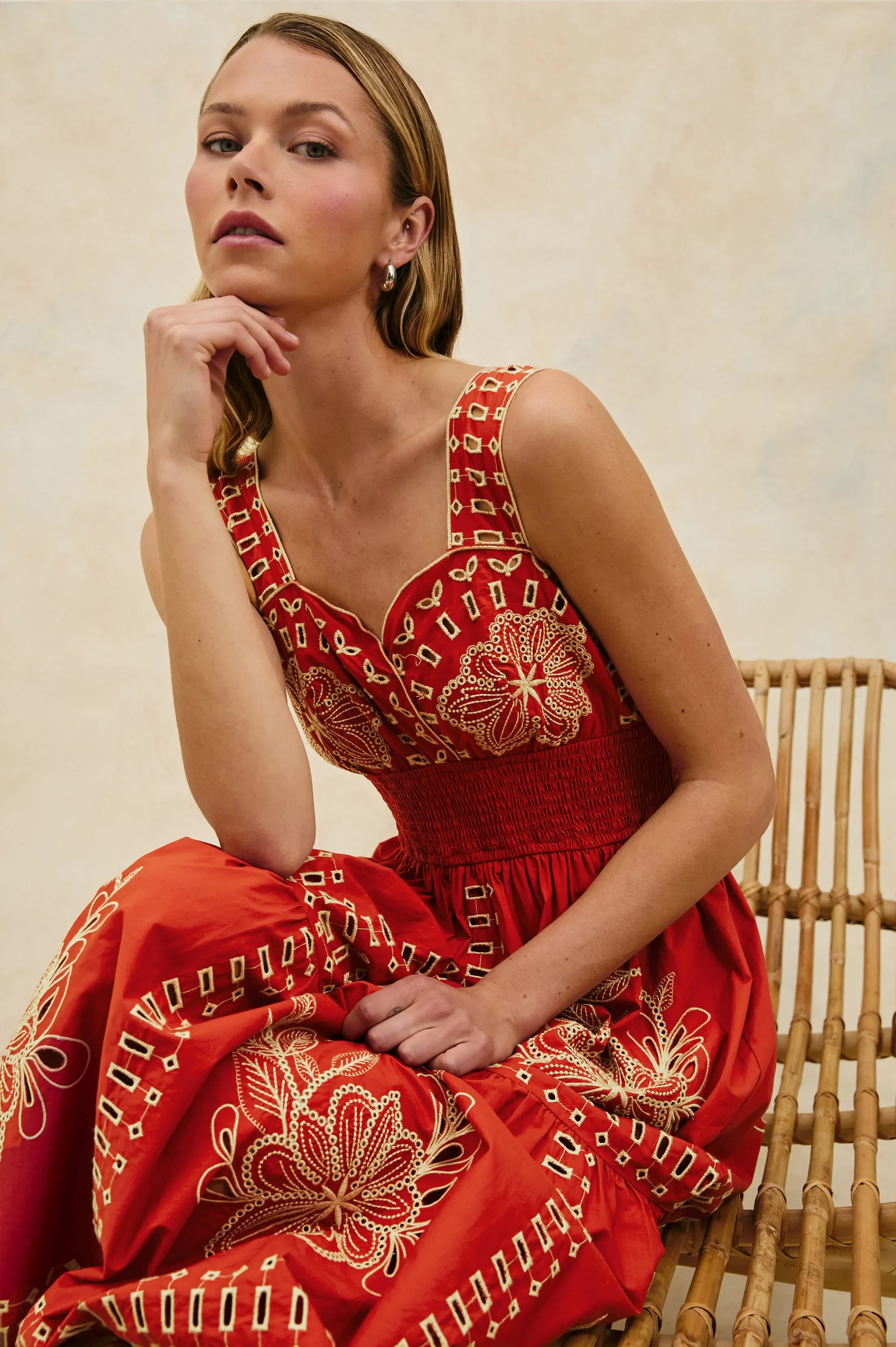 FAWN DRESS - TERRACOTTA sold by Rails product image thumbnail 3