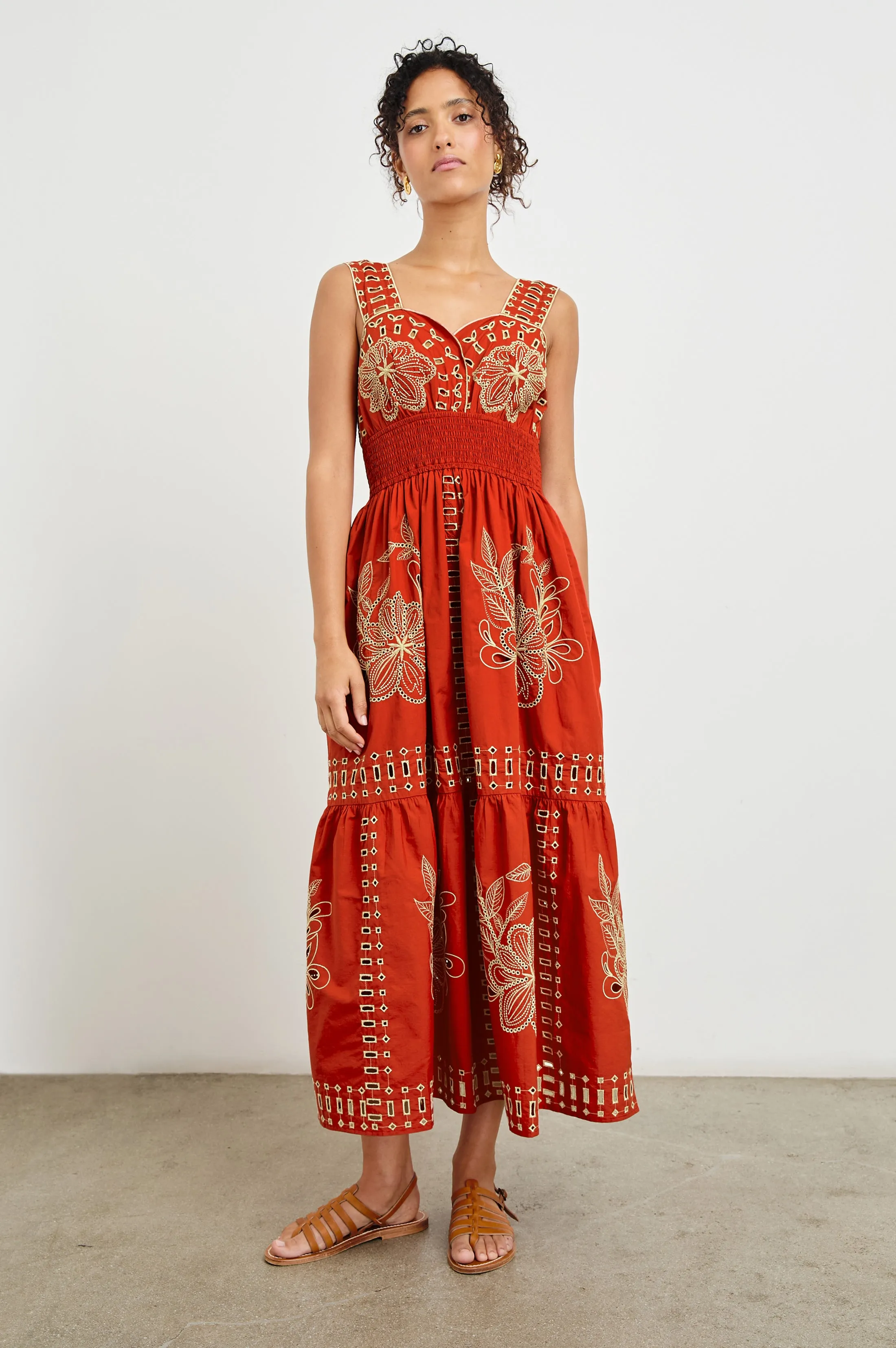 FAWN DRESS - TERRACOTTA sold by Rails product image thumbnail 5