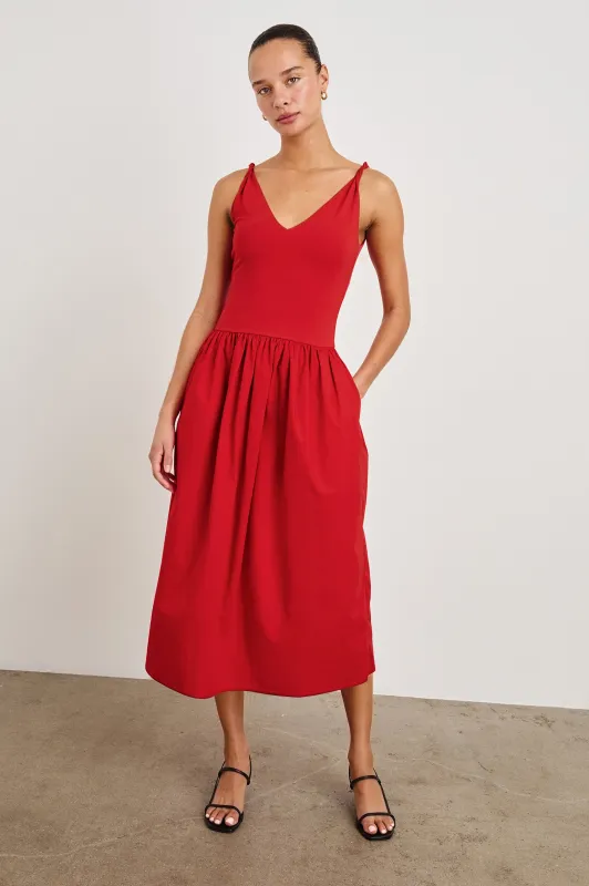 FRANCA DRESS - CHERRY sold by Rails