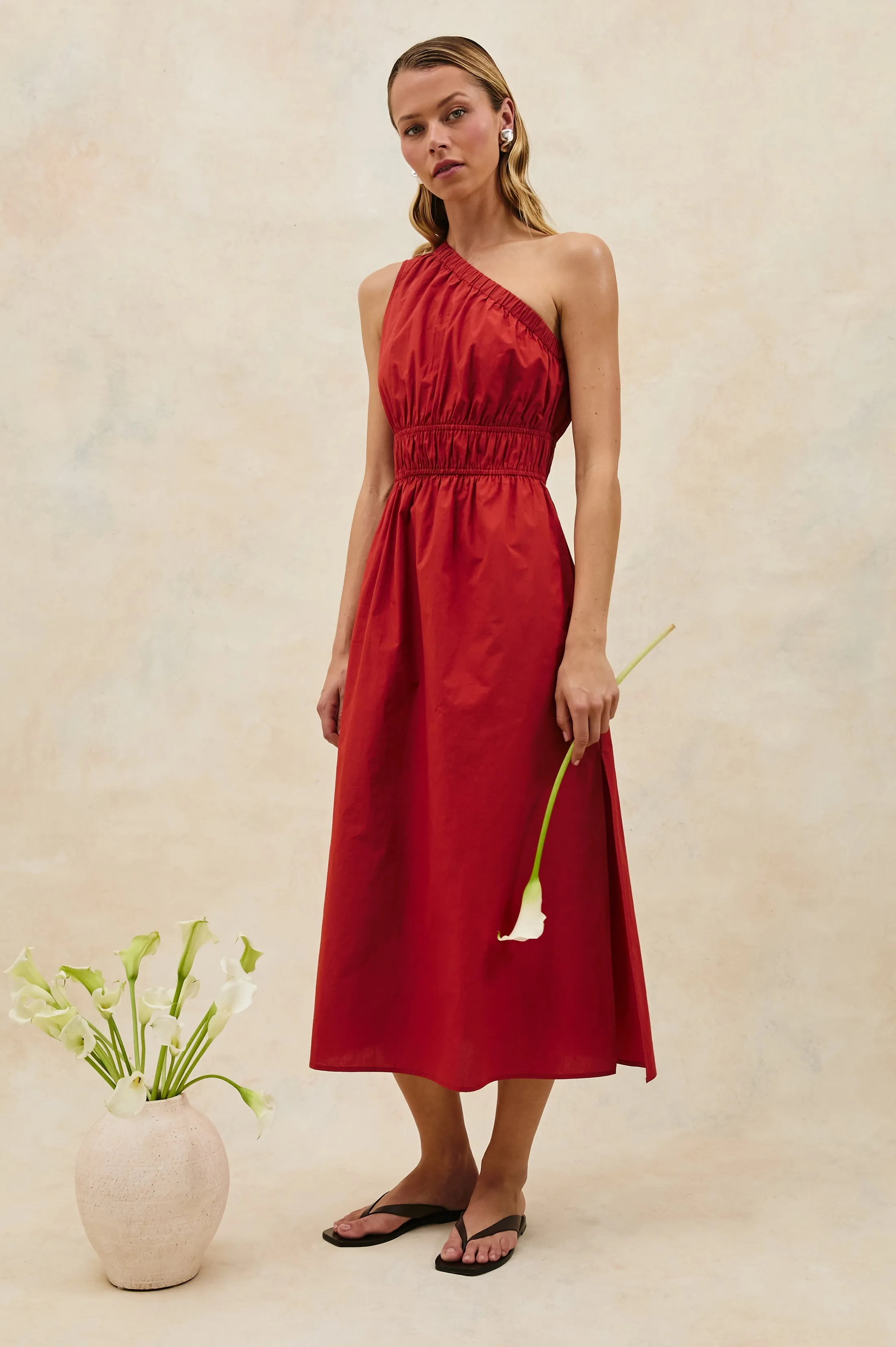 SELANI DRESS - TERRACOTTA sold by Rails