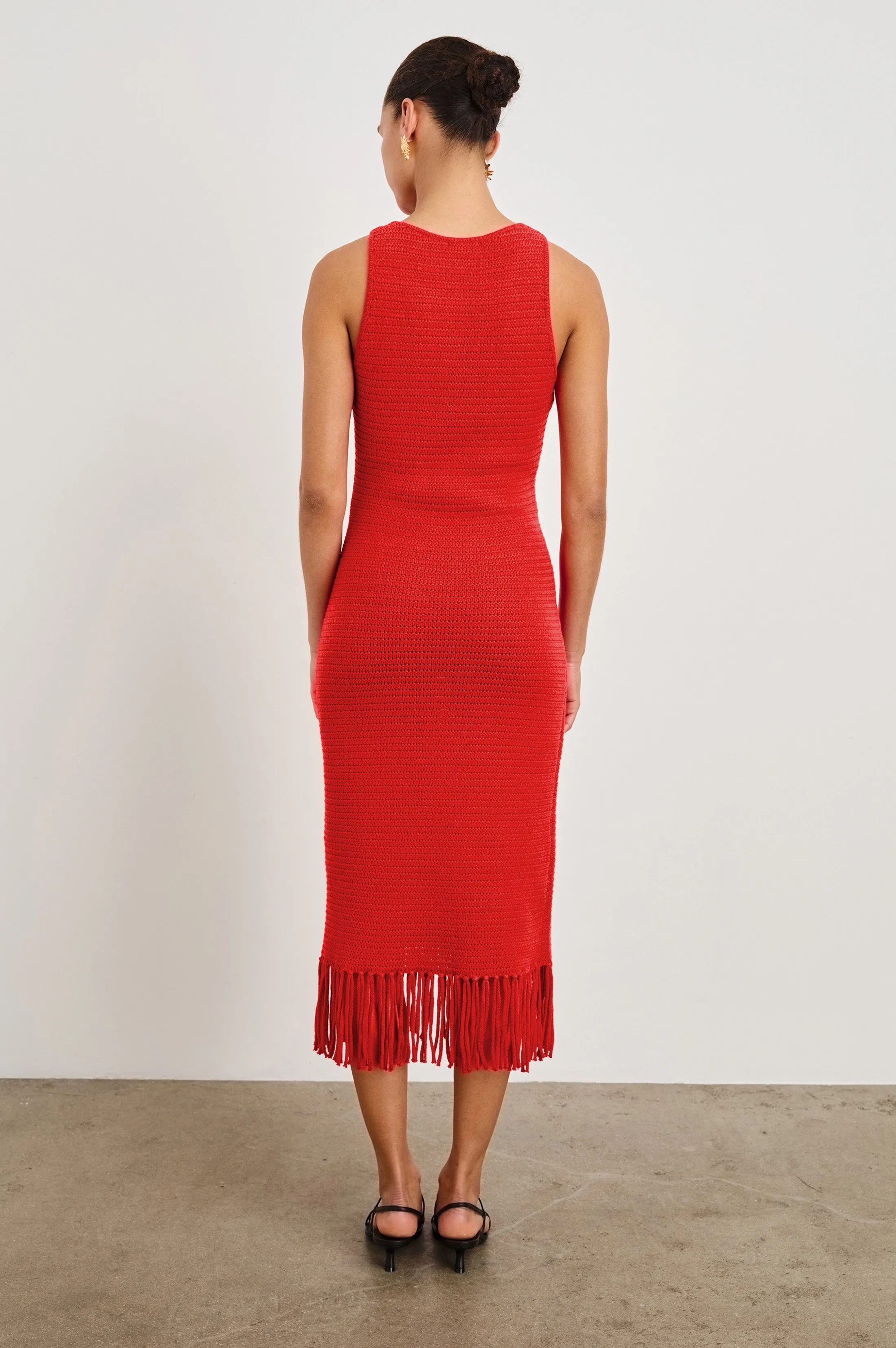 NIA DRESS - CHERRY sold by Rails product image thumbnail 5