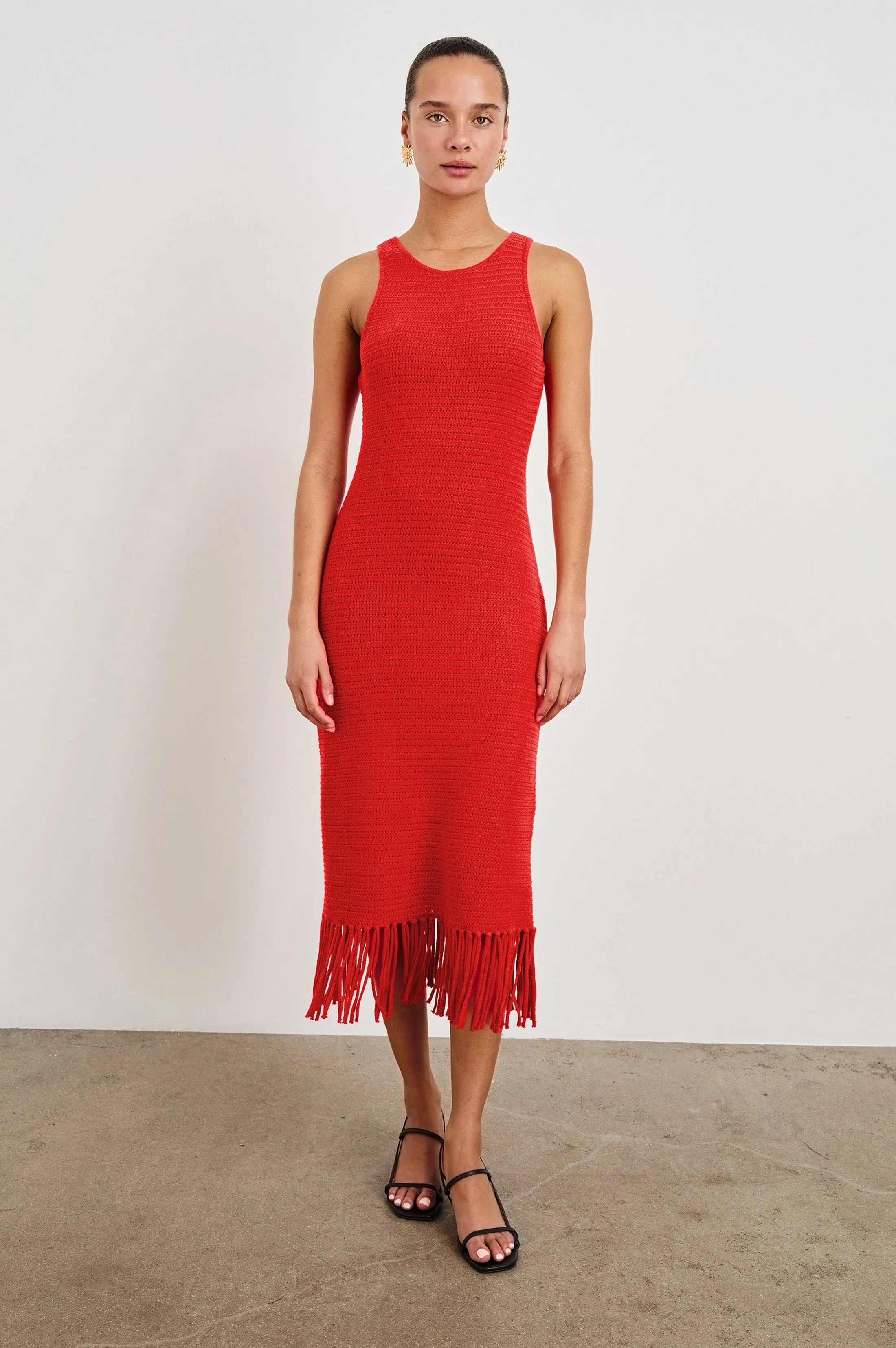 NIA DRESS - CHERRY sold by Rails product image thumbnail 3