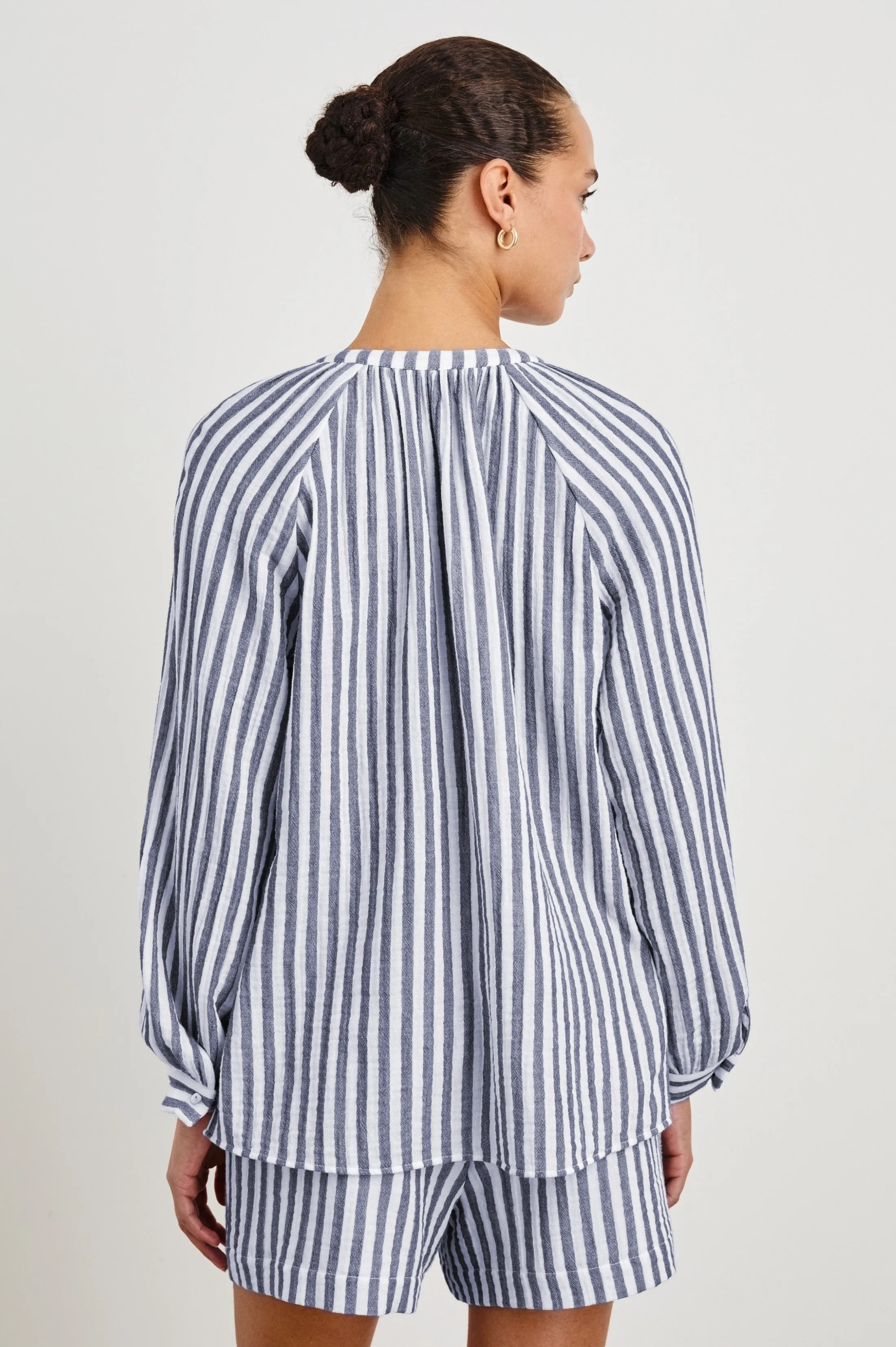 BRIELLE TOP - ADMIRAL STRIPE sold by Rails product image thumbnail 4