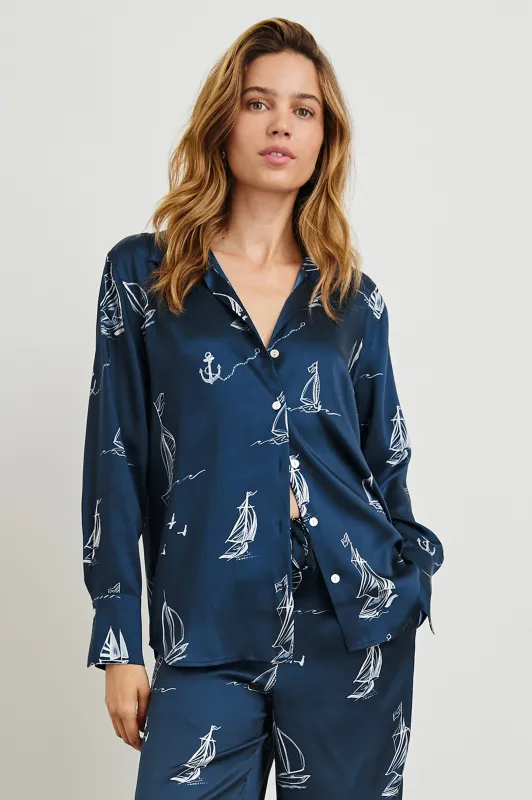 LEDGER SHIRT - SAILBOATS sold by Rails