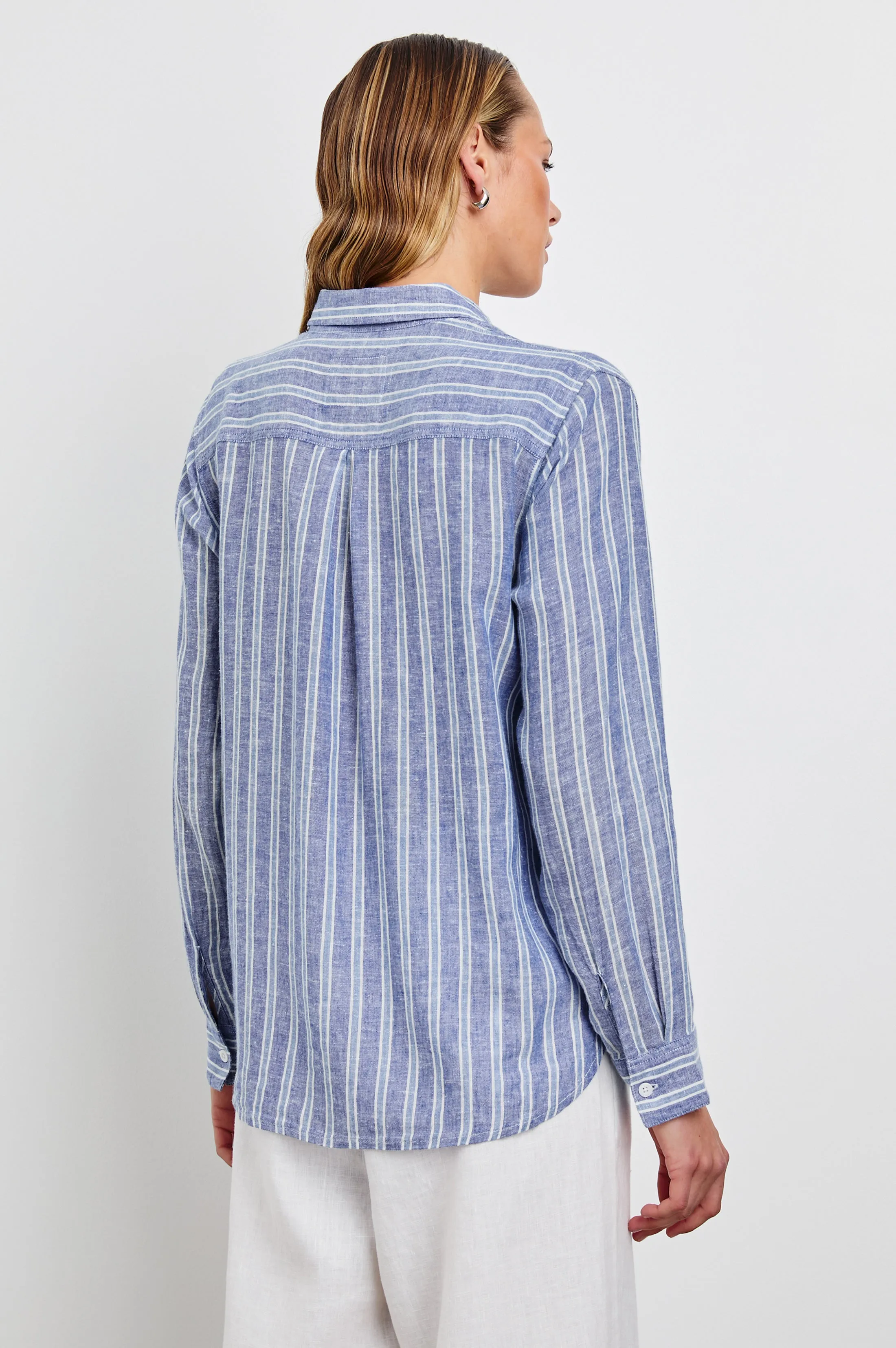CHARLI SHIRT - LAKE VIEW STRIPE sold by Rails product image thumbnail 5