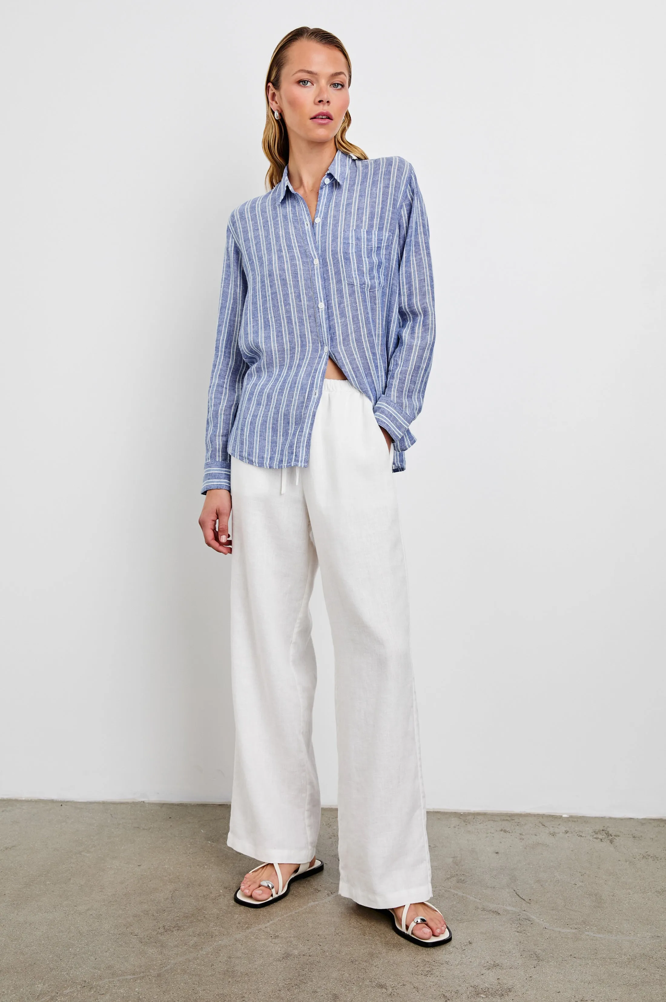CHARLI SHIRT - LAKE VIEW STRIPE sold by Rails product image thumbnail 3