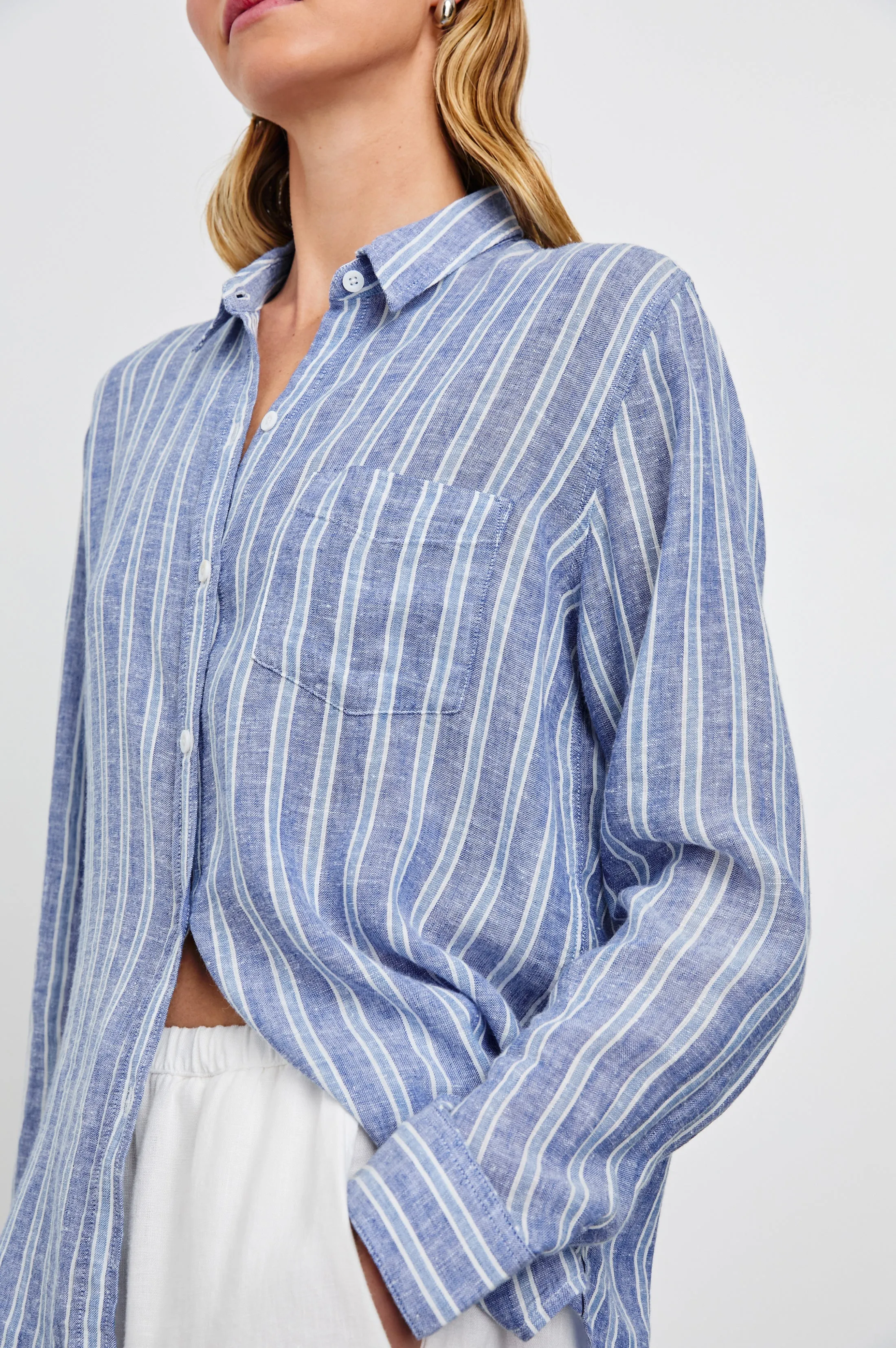 CHARLI SHIRT - LAKE VIEW STRIPE sold by Rails product image thumbnail 2