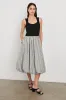ROSALIND DRESS - IVORY JET GINGHAM sold by Rails