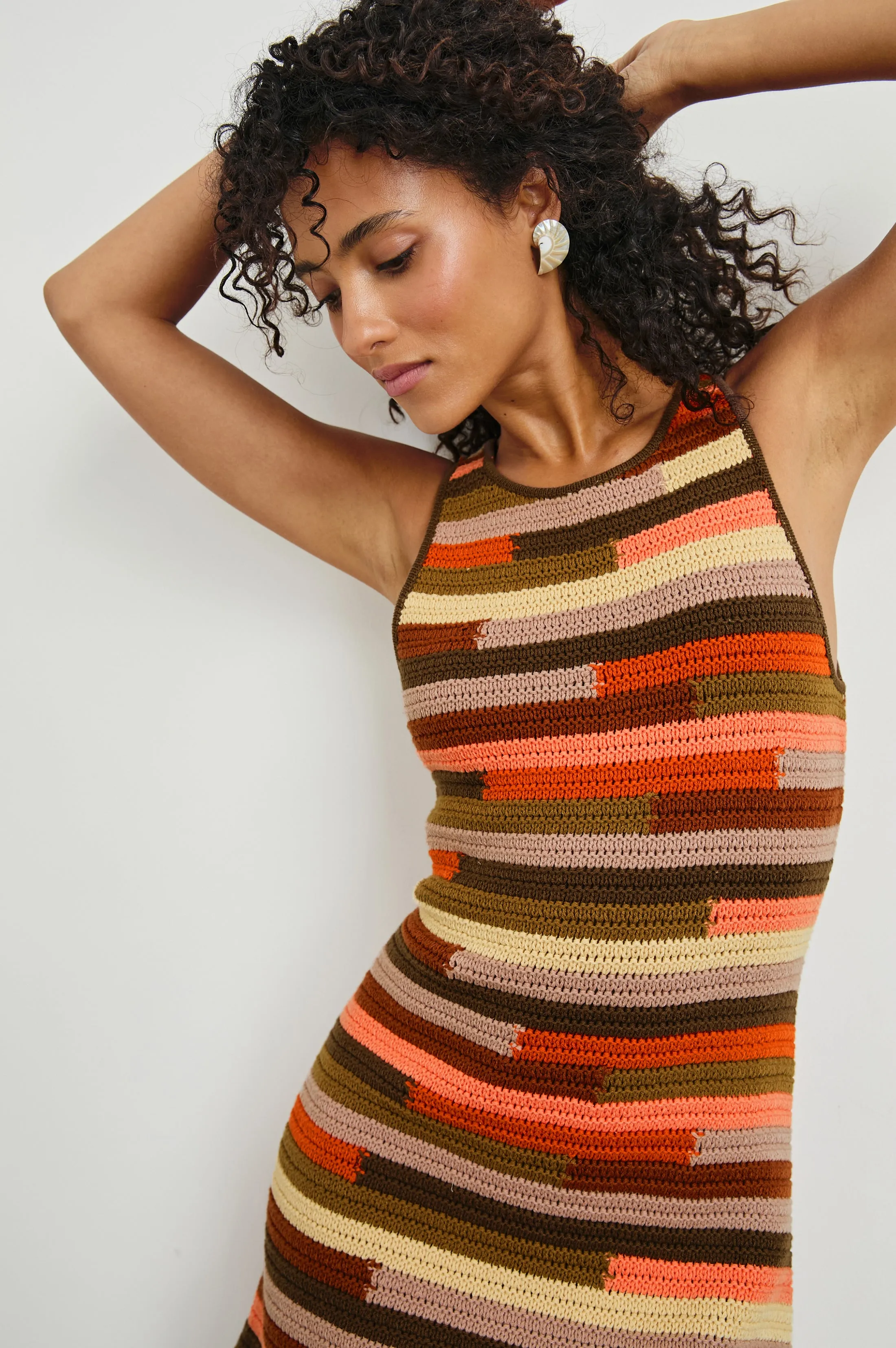 AKAYA DRESS - TROPIC STRIPE sold by Rails product image thumbnail 3