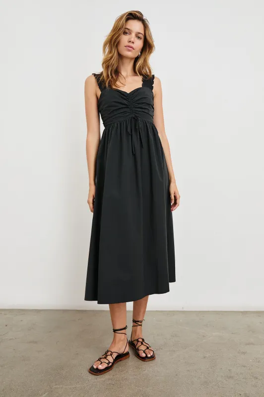 IRISA DRESS - BLACK sold by Rails