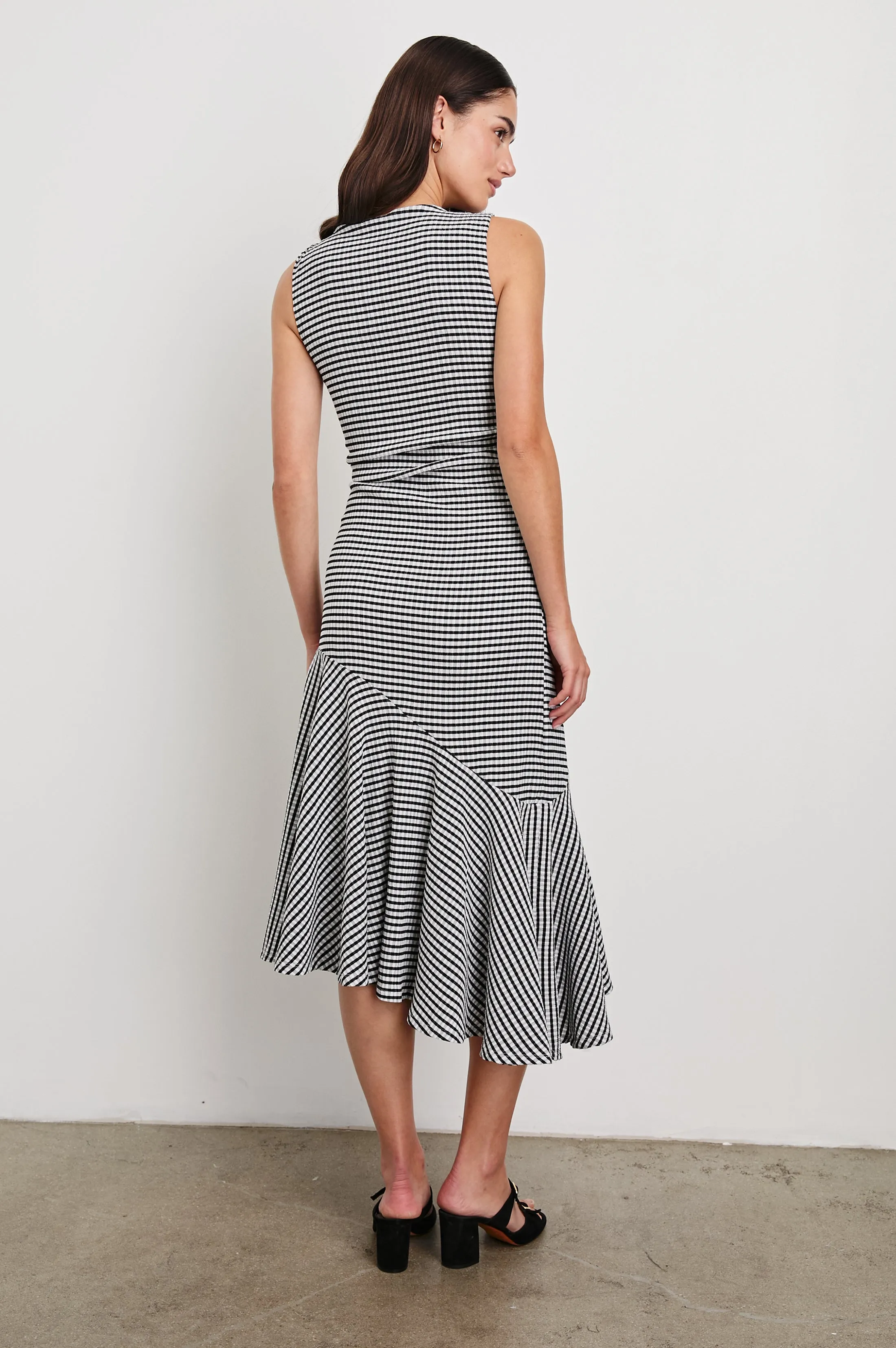 DAIJA DRESS - BLACK GINGHAM sold by Rails product image thumbnail 5