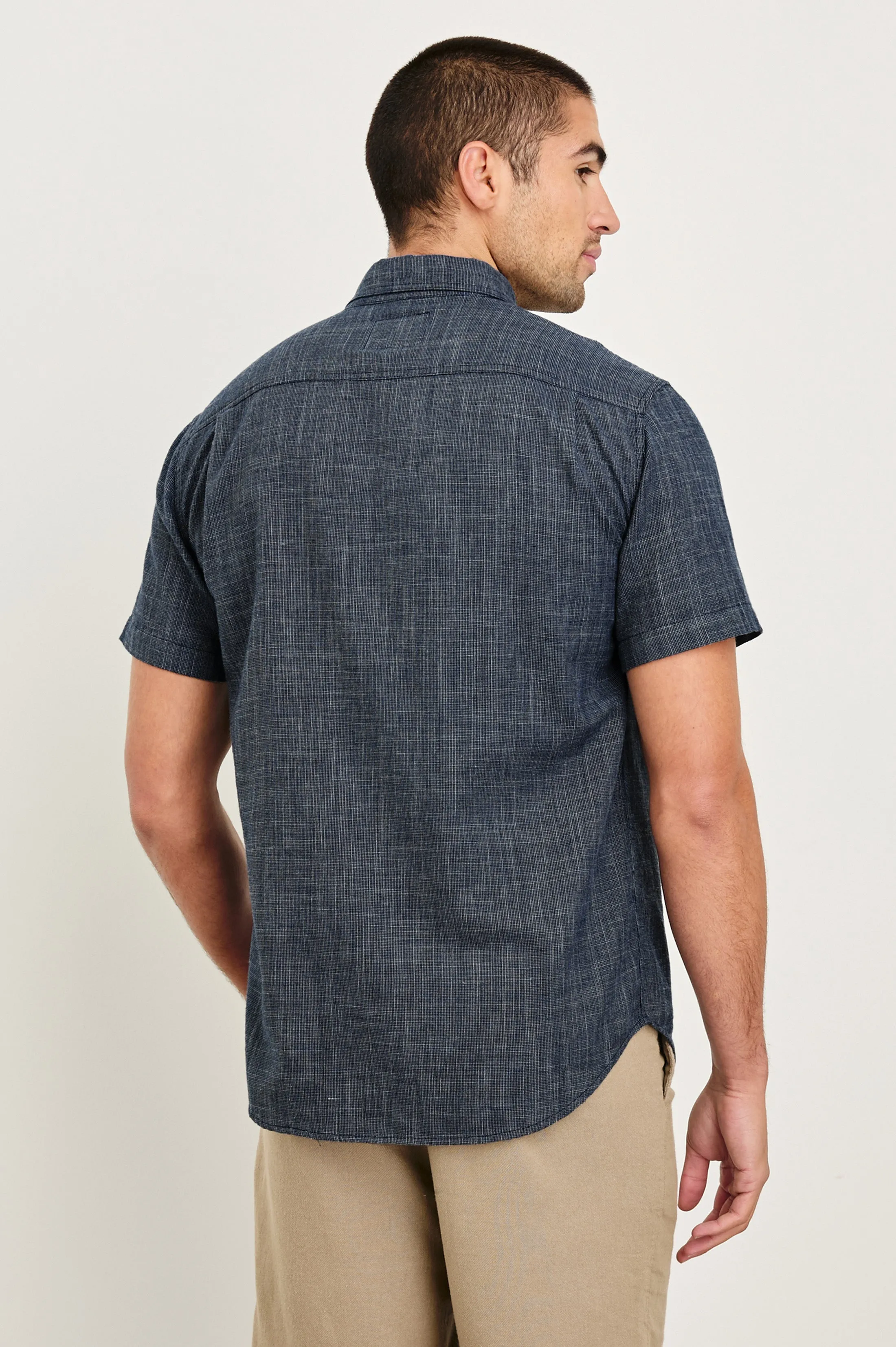 FAIRFAX SHIRT - NAVY ETCH sold by Rails product image thumbnail 4