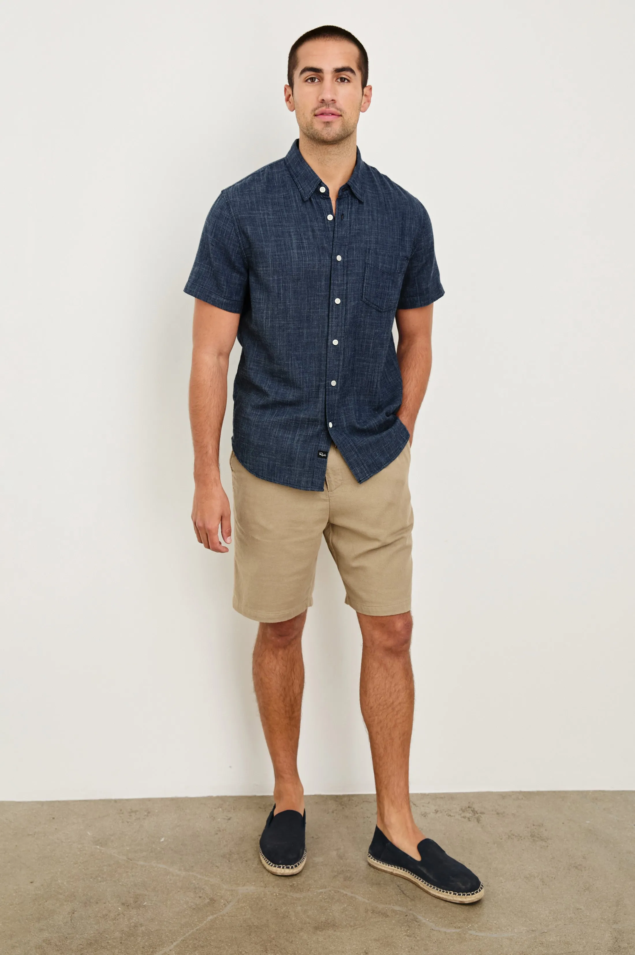 FAIRFAX SHIRT - NAVY ETCH sold by Rails product image thumbnail 3