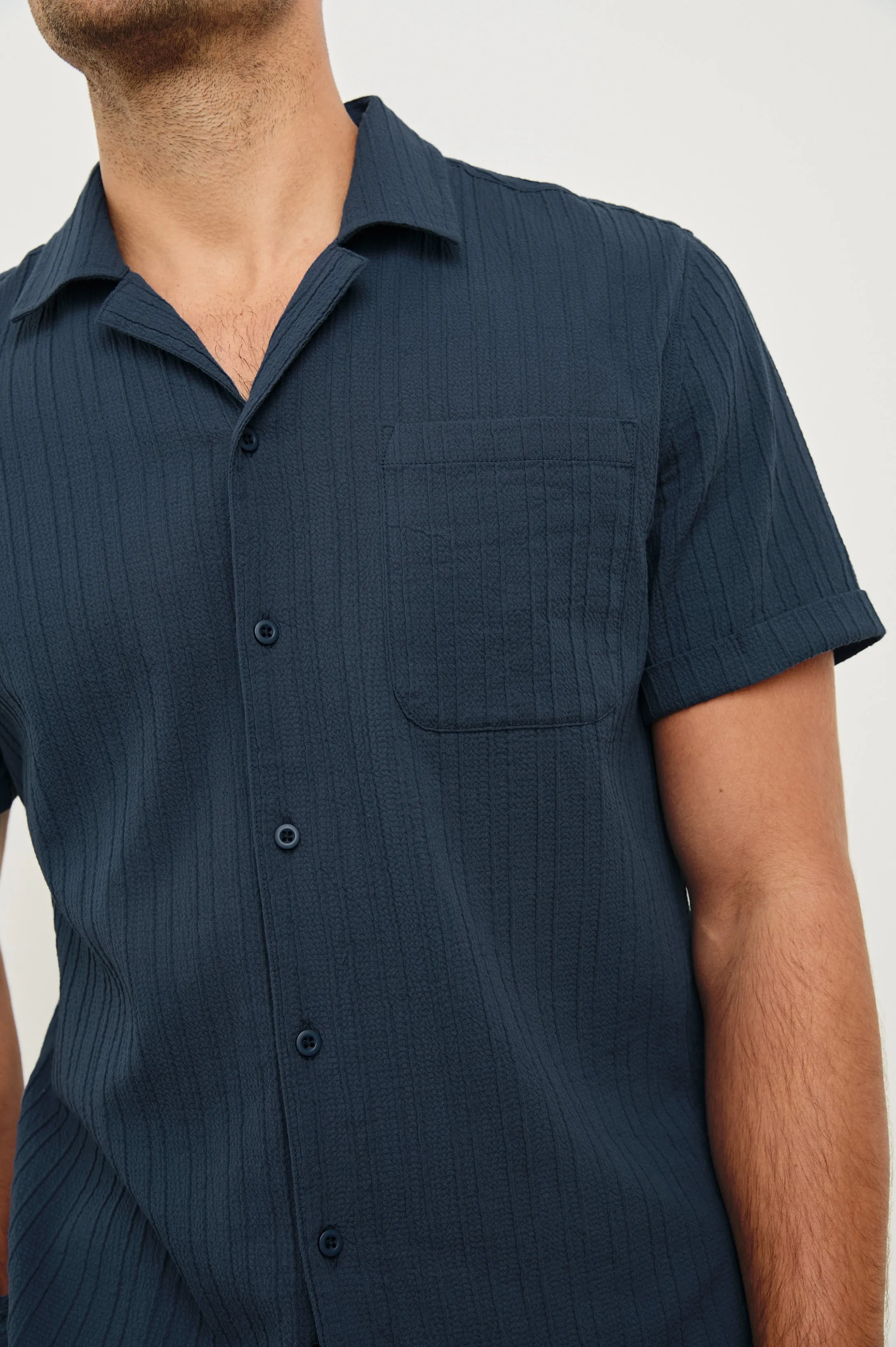 OHANA SHIRT - SEA BLUE sold by Rails product image thumbnail 2