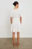 TULIP DRESS - WHITE sold by Rails