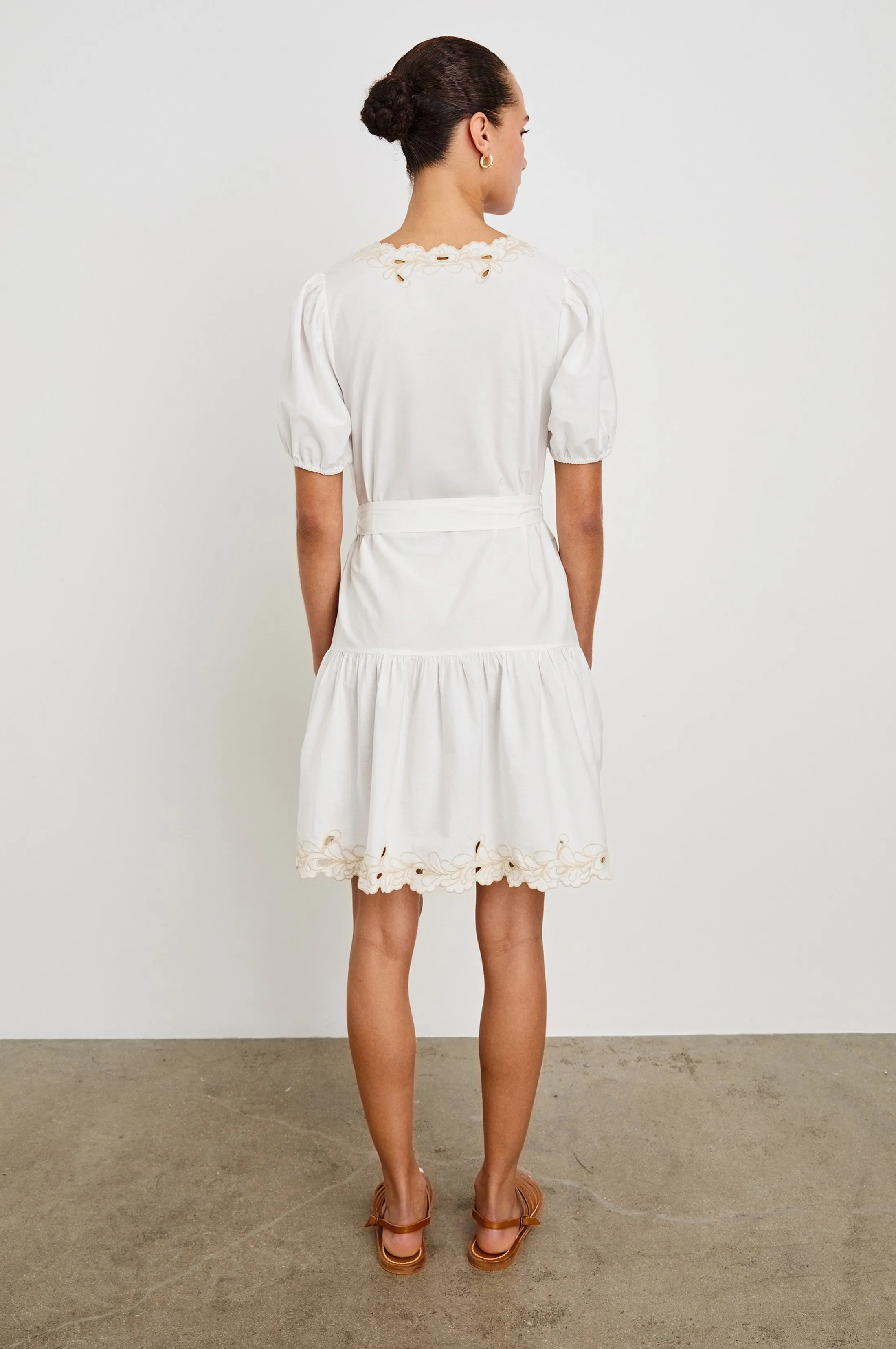 TULIP DRESS - WHITE sold by Rails product image thumbnail 4