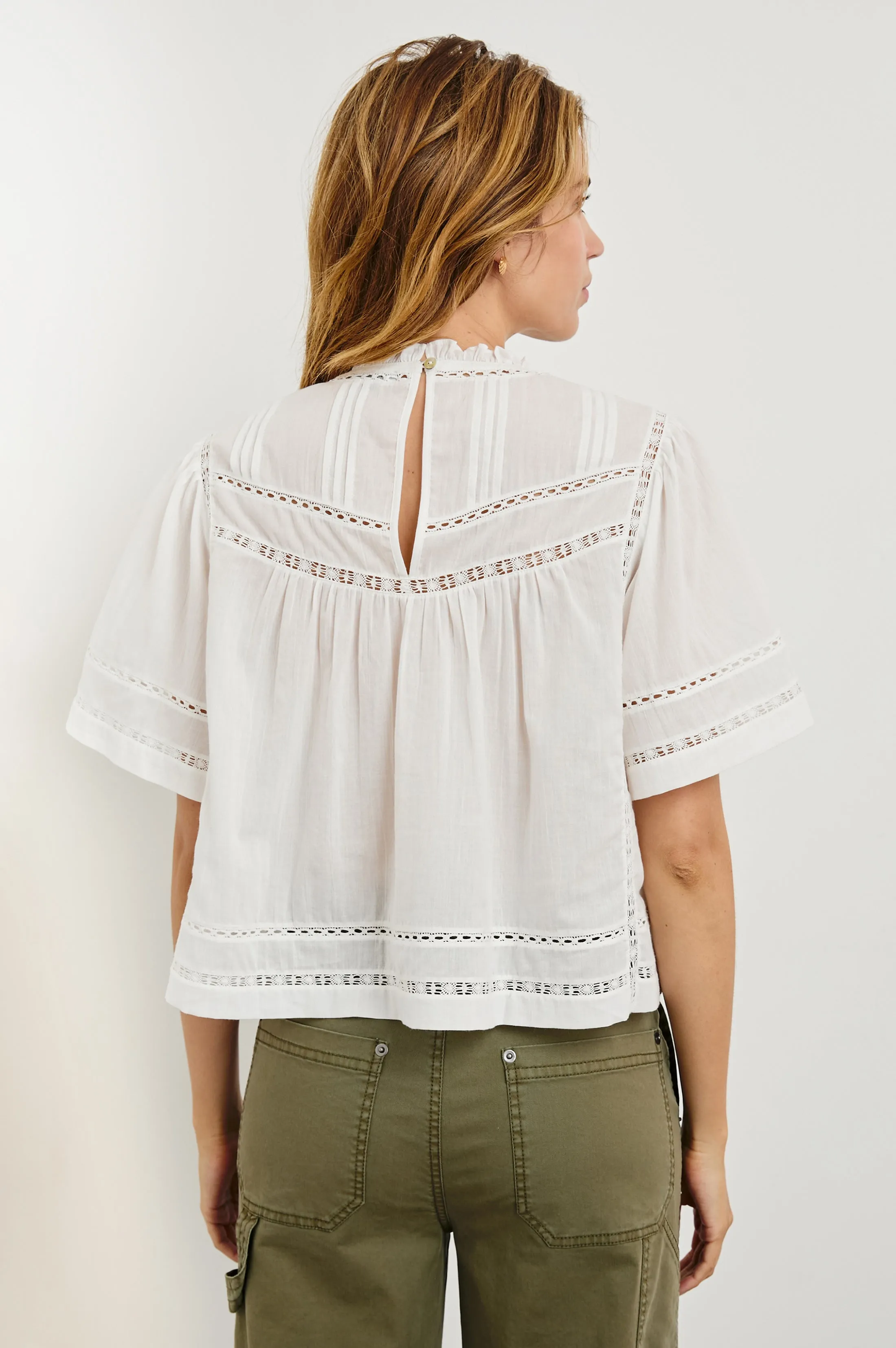 DAISY TOP - WHITE sold by Rails product image thumbnail 5