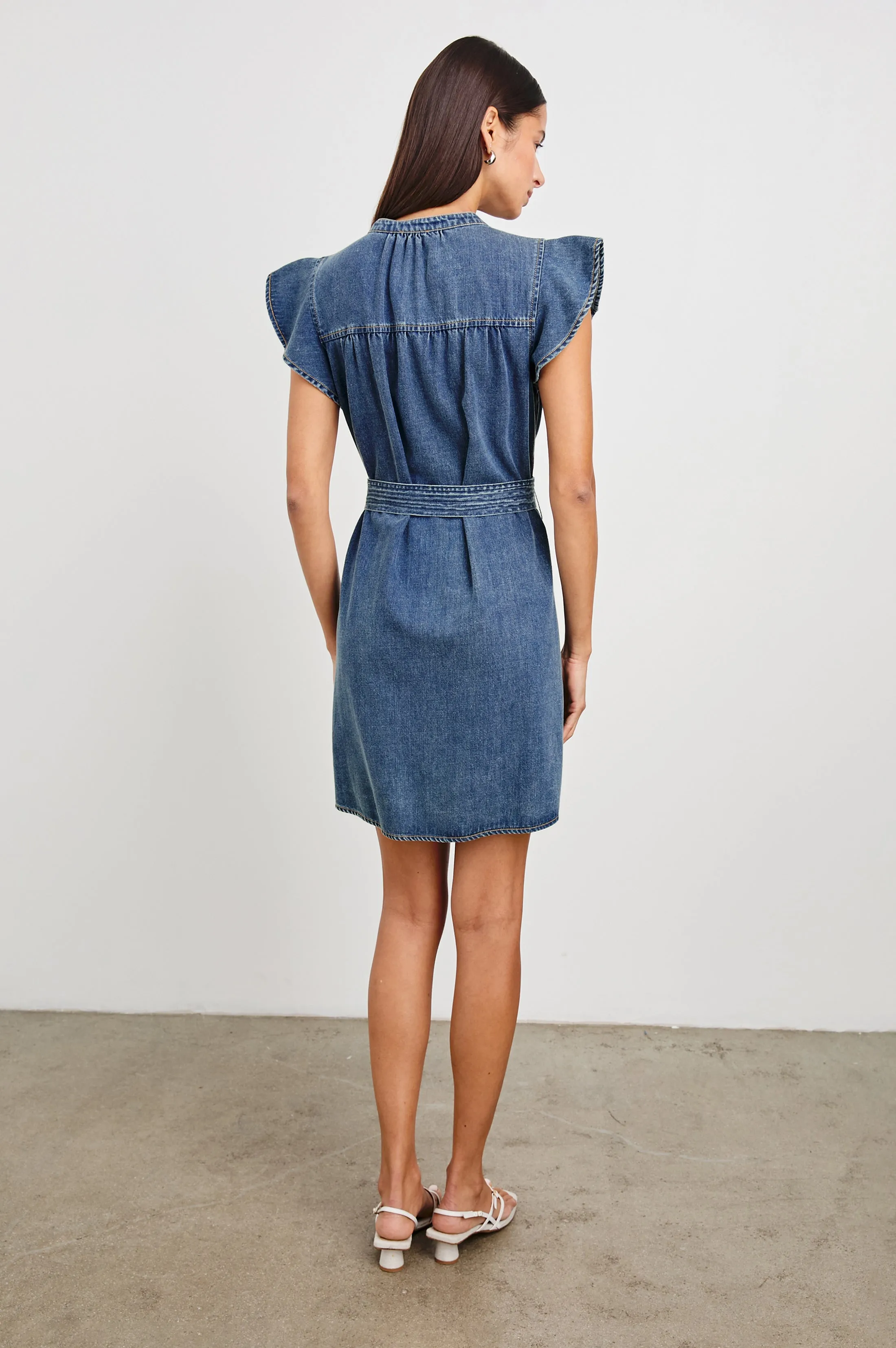 LETTA DRESS - CLASSIC BLUE sold by Rails product image thumbnail 5