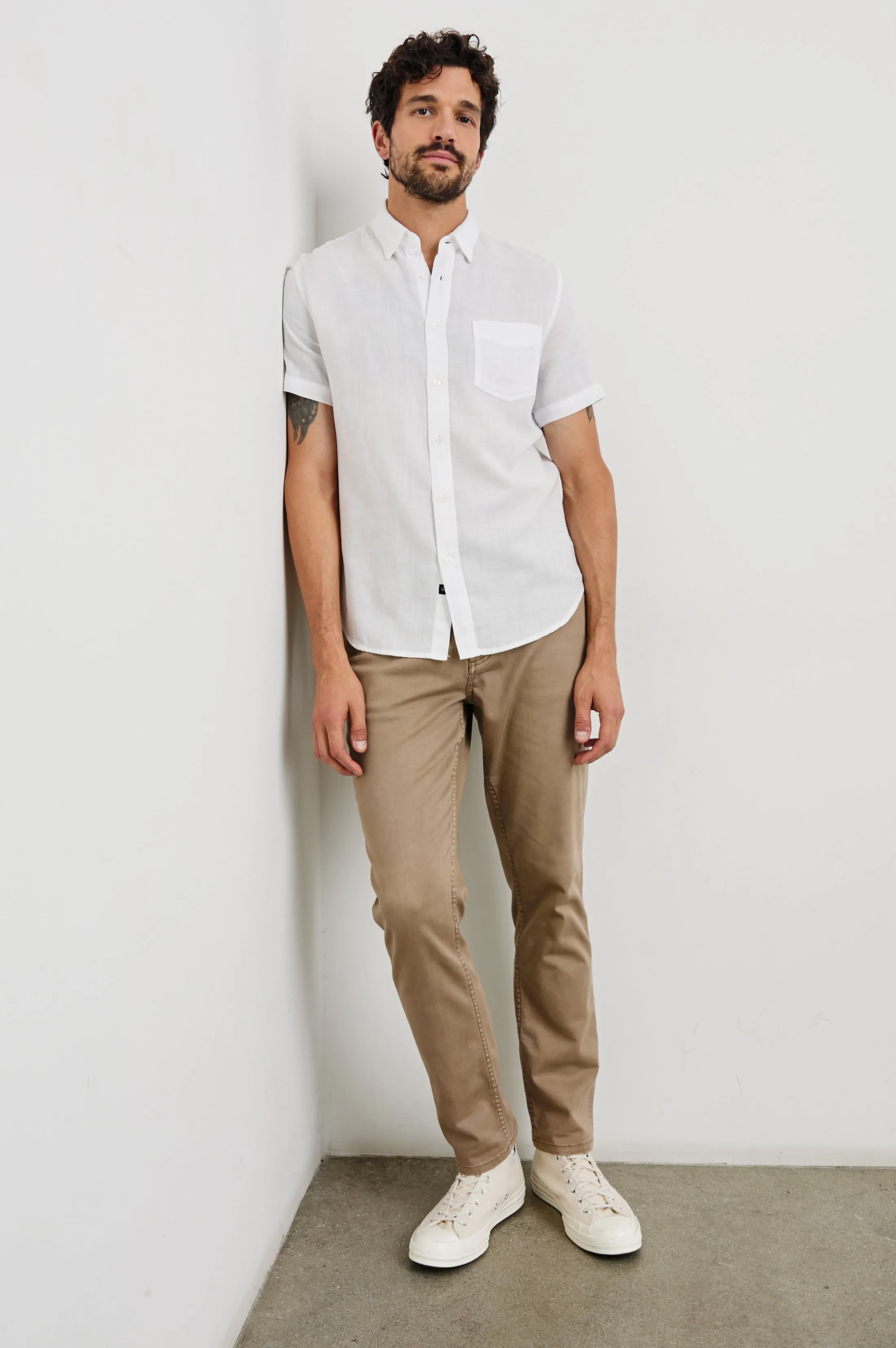 FAIRFAX RELAXED FIT SHIRT - WHITE sold by Rails product image thumbnail 3