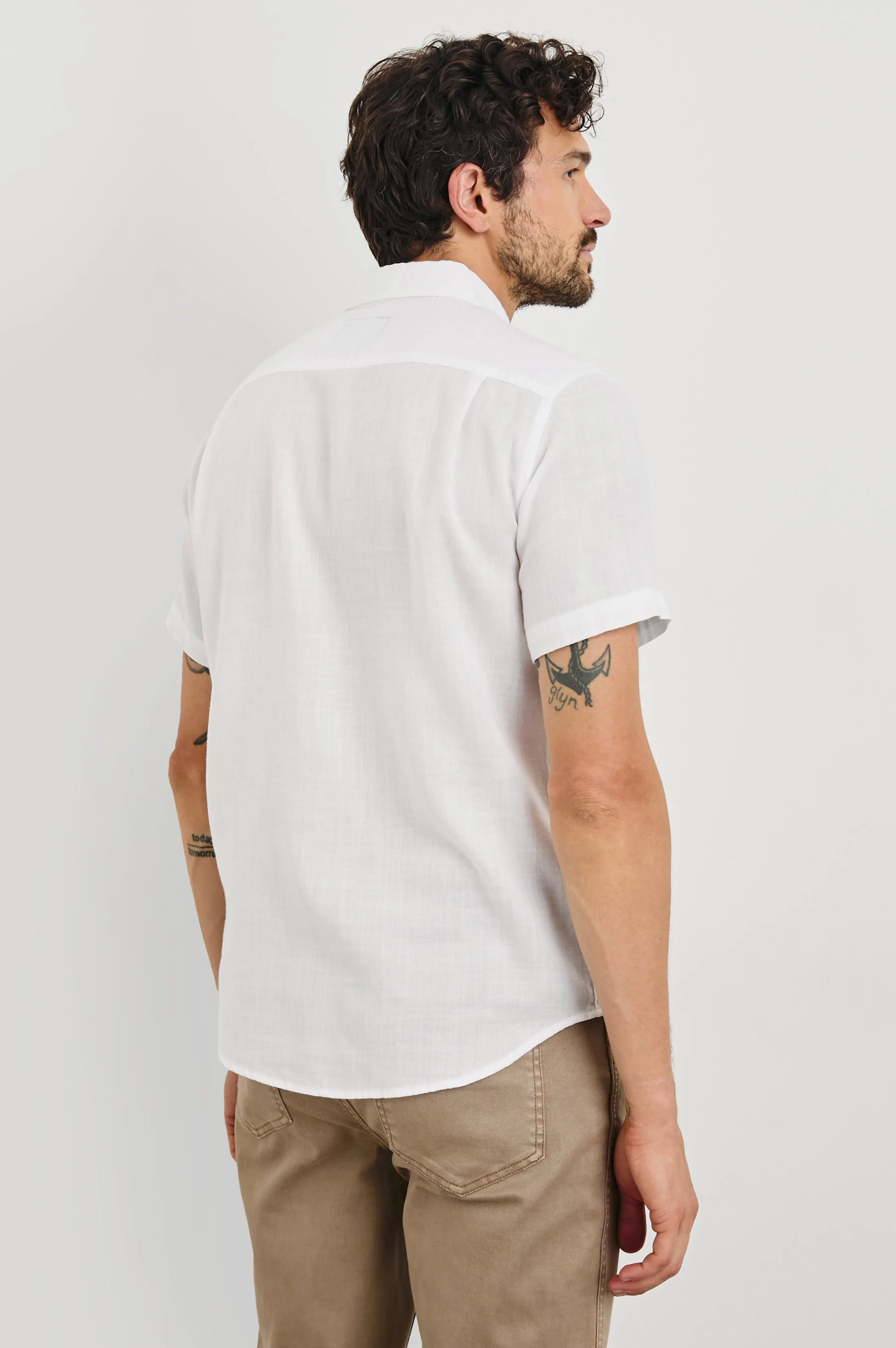 FAIRFAX RELAXED FIT SHIRT - WHITE sold by Rails product image thumbnail 5