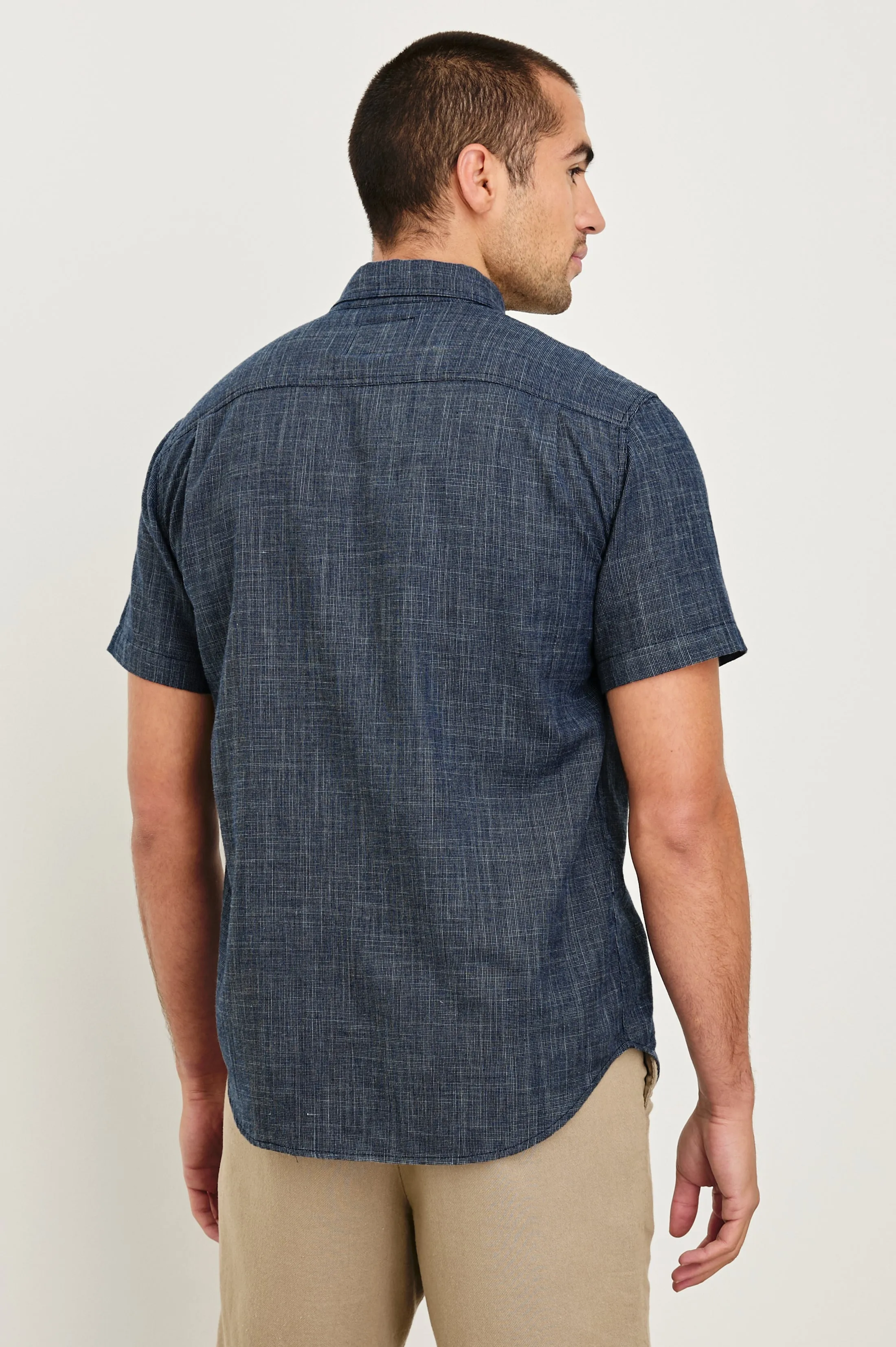 FAIRFAX RELAXED FIT SHIRT - NAVY ETCH sold by Rails product image thumbnail 4
