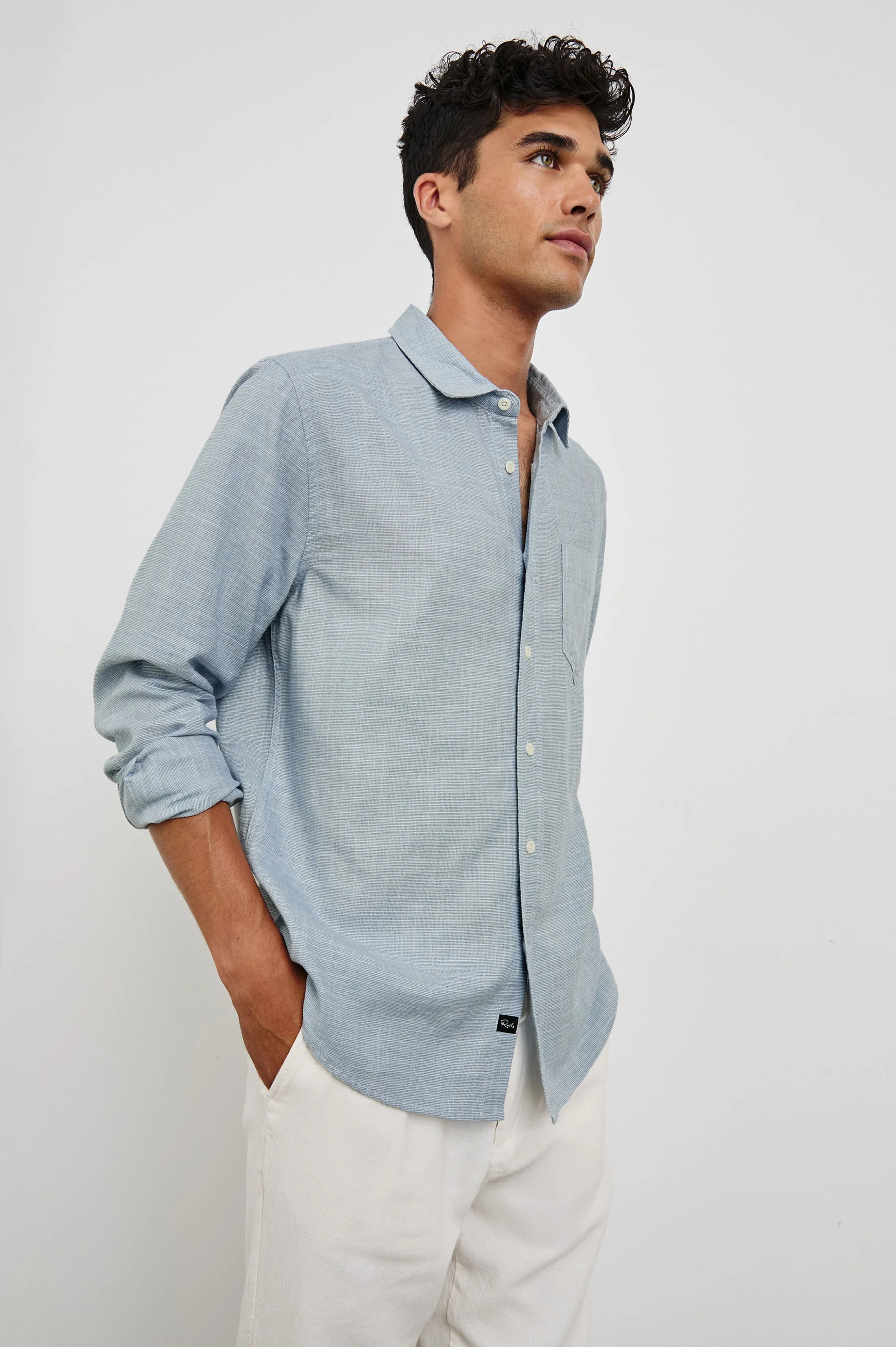 WYATT RELAXED FIT SHIRT - TIDAL ETCH sold by Rails product image thumbnail 4
