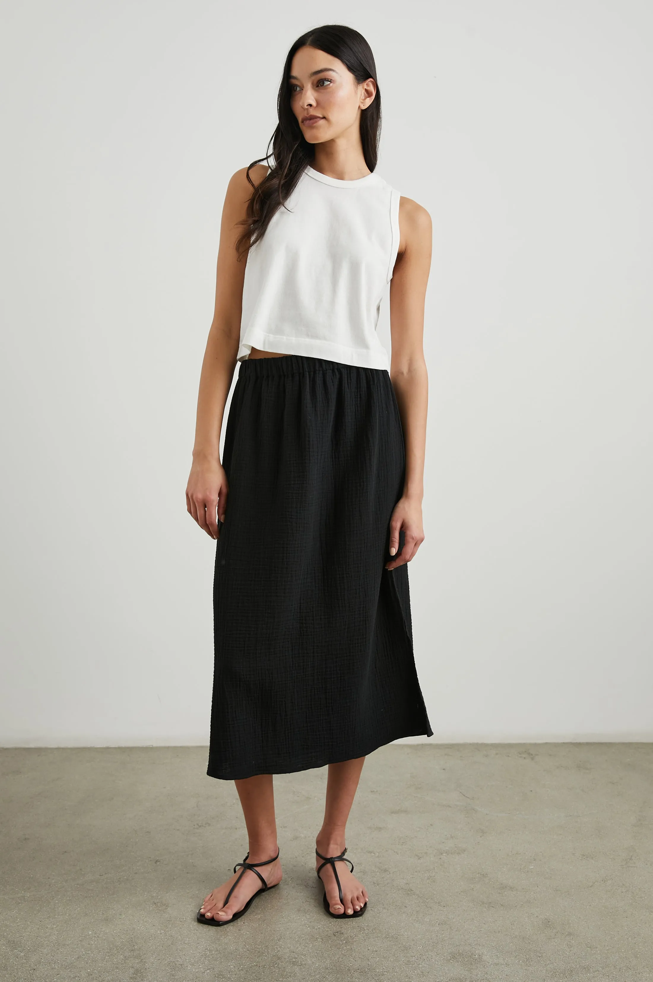 SORAYA SKIRT - BLACK sold by Rails product image thumbnail 2