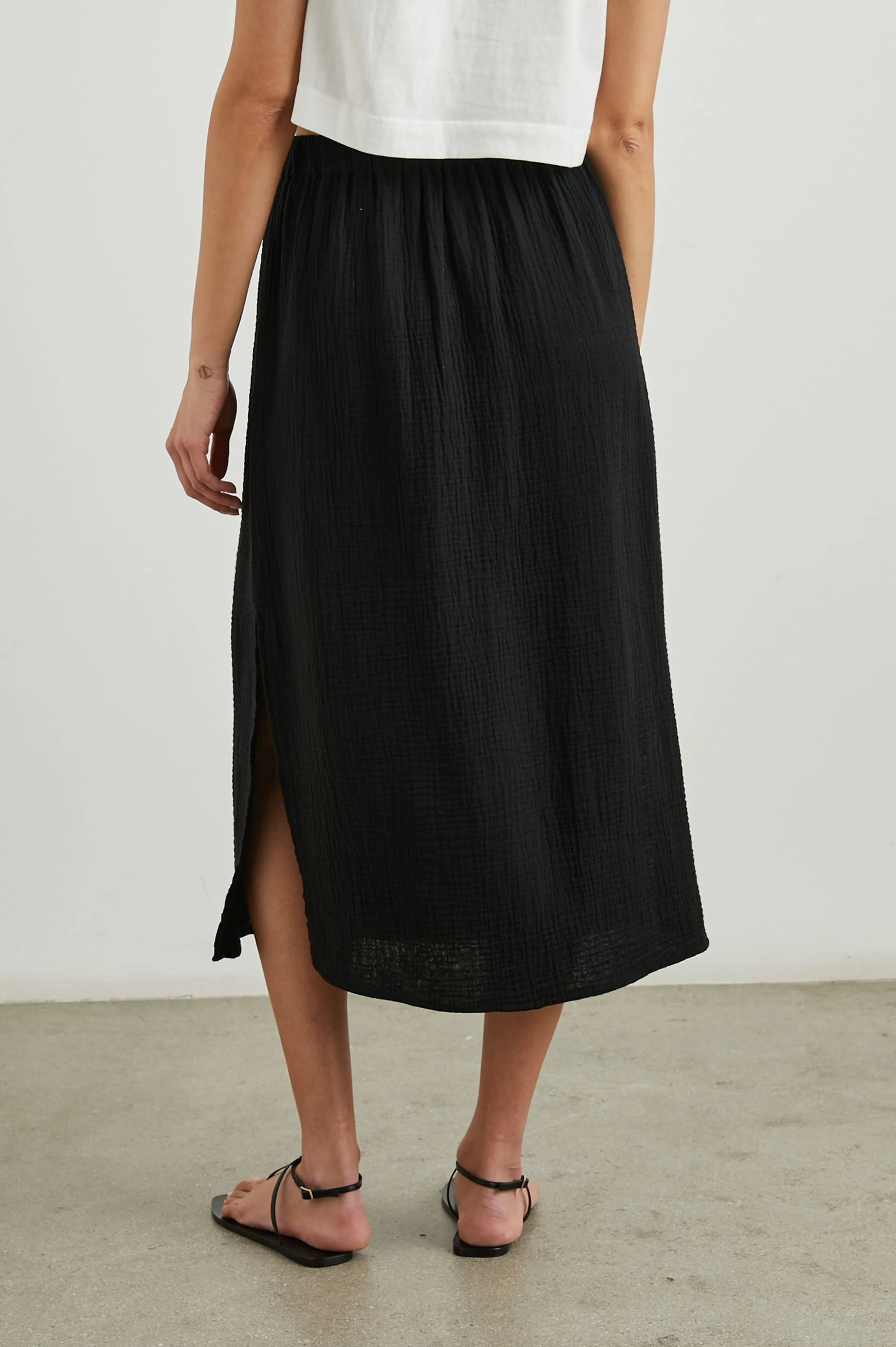 SORAYA SKIRT - BLACK sold by Rails product image thumbnail 4