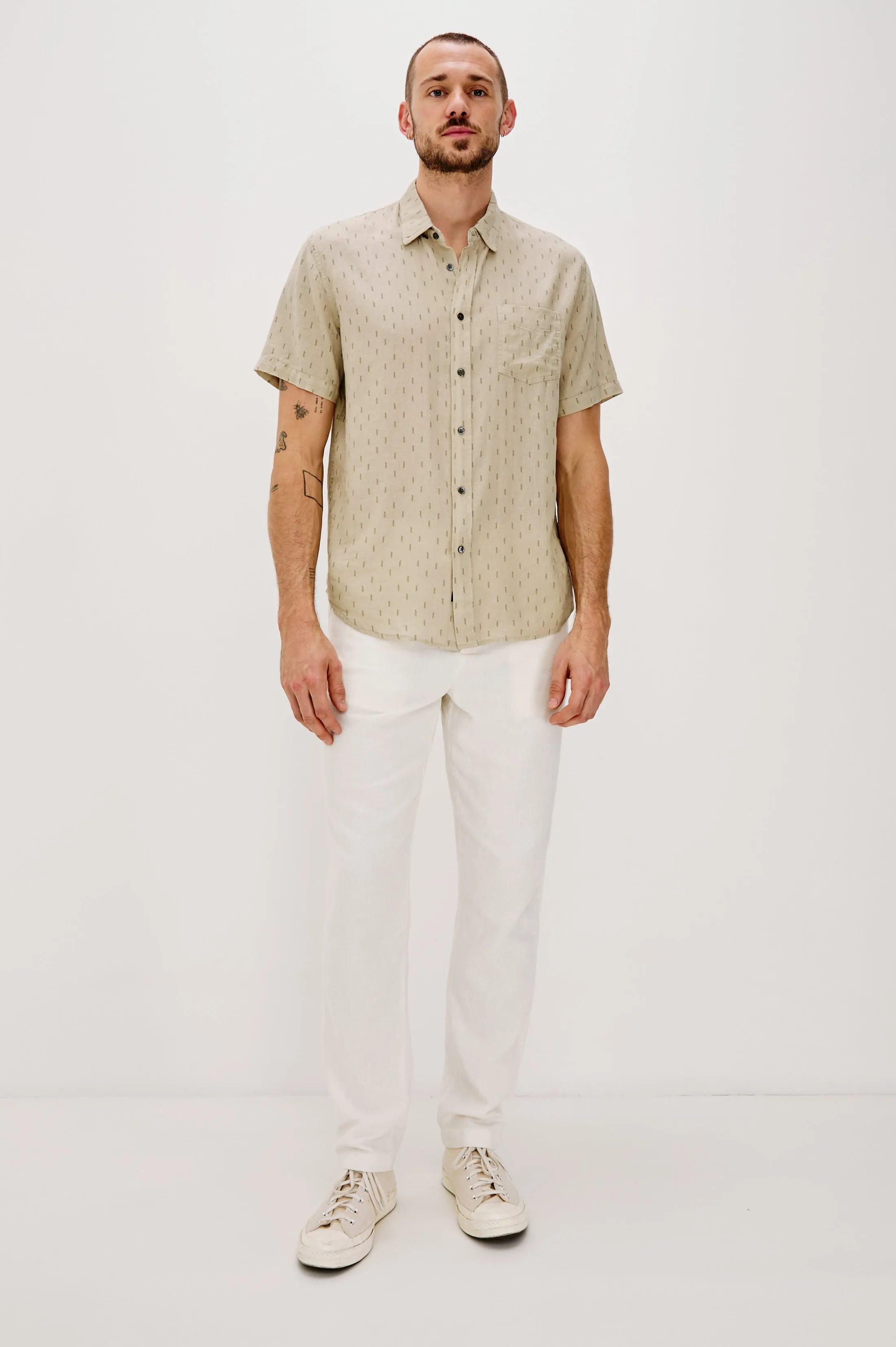 CARSON SHIRT - LOUIS LEAF KHAKI sold by Rails product image thumbnail 3