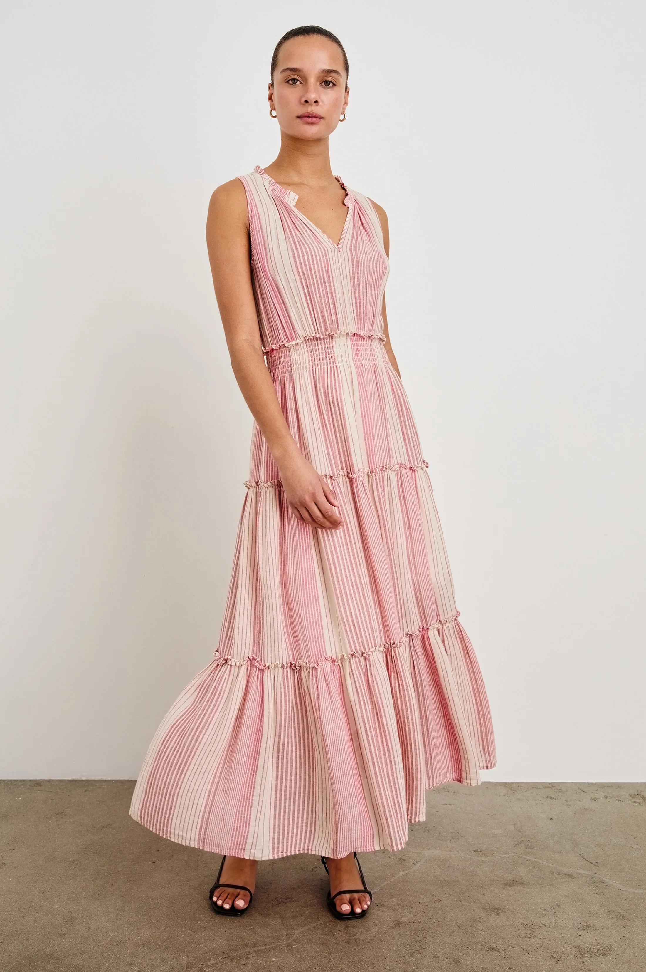 LOULOU DRESS - SALERNO STRIPE sold by Rails product image thumbnail 4