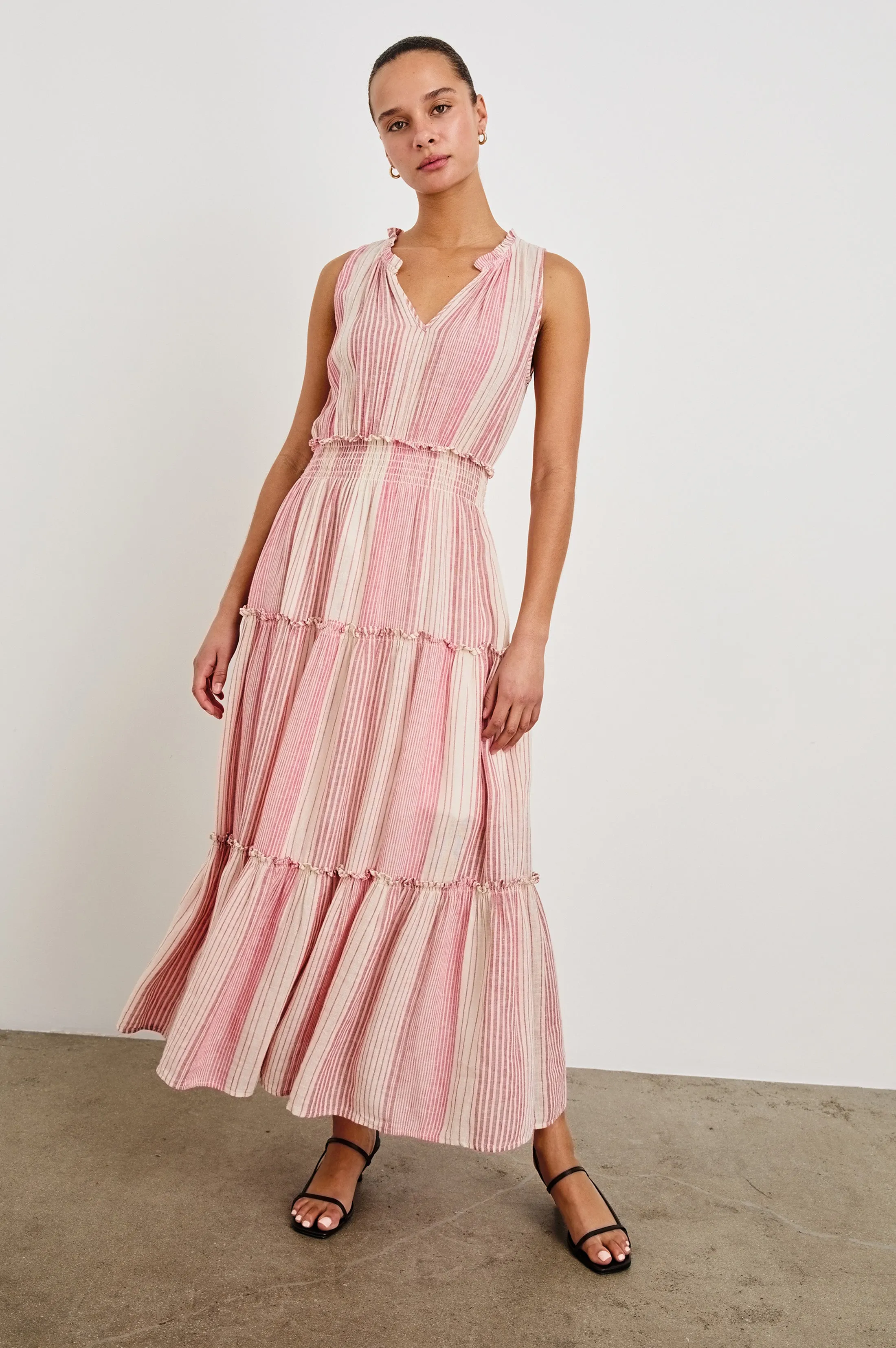 LOULOU DRESS - SALERNO STRIPE sold by Rails product image thumbnail 3
