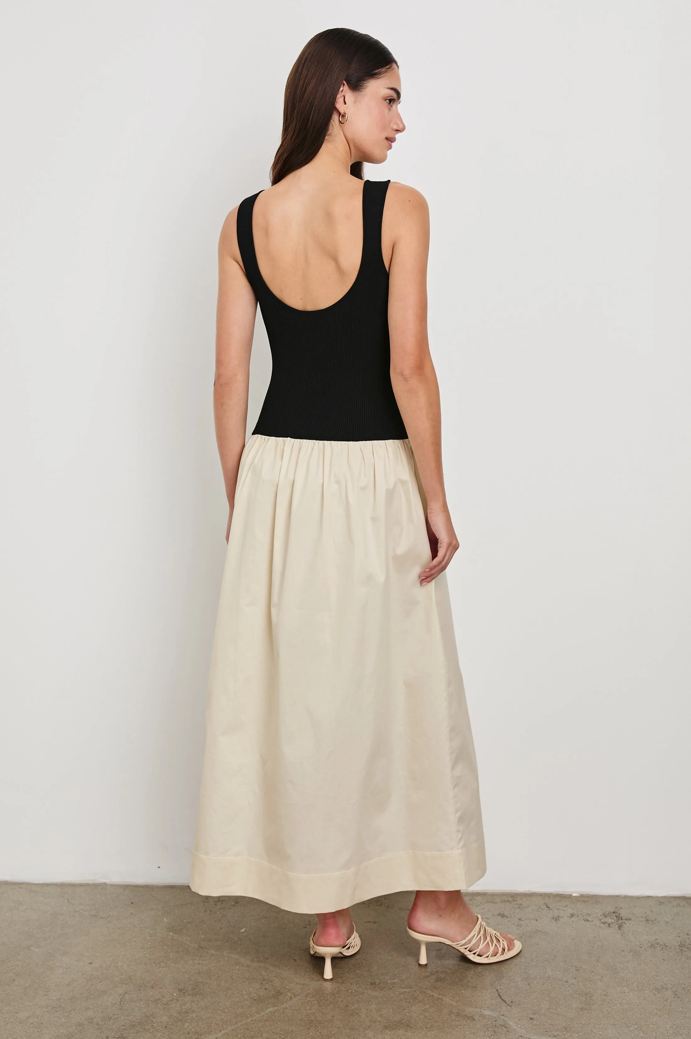 RAQUEL DRESS - BLACK IVORY sold by Rails product image thumbnail 5