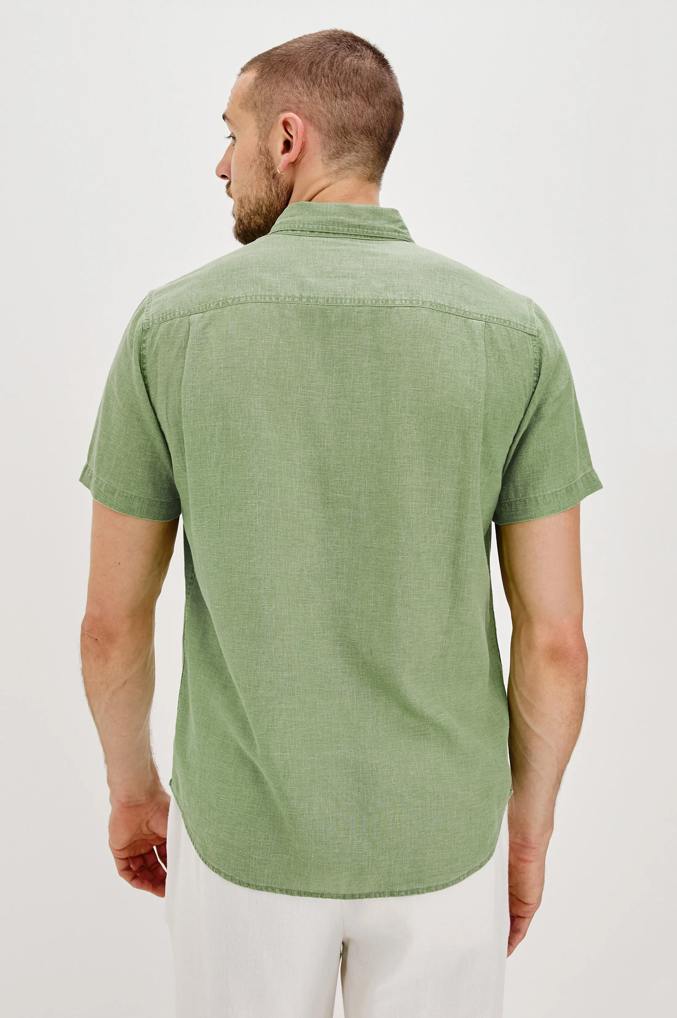 PAROS SHIRT - MATCHA sold by Rails product image thumbnail 4