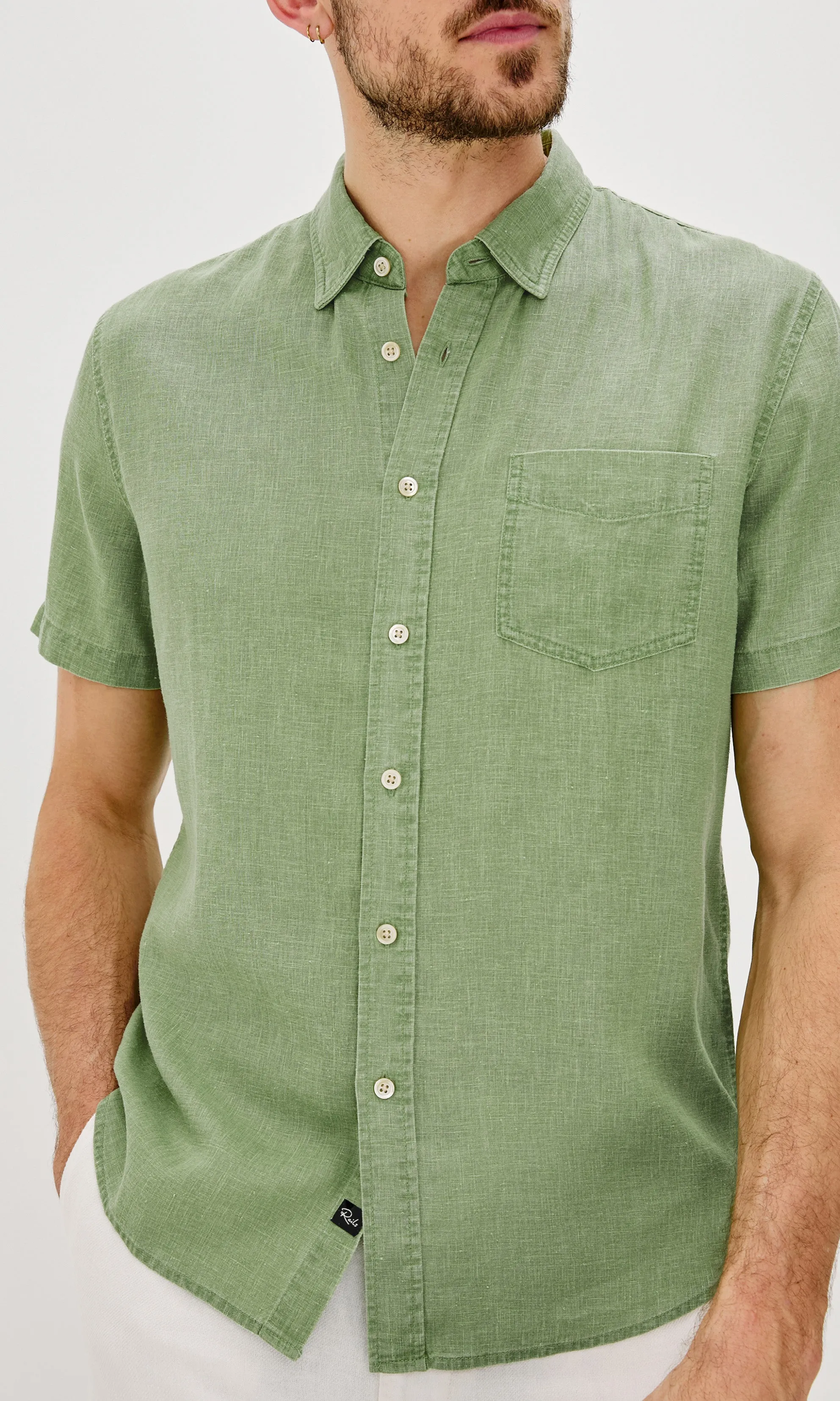 PAROS SHIRT - MATCHA sold by Rails product image thumbnail 2